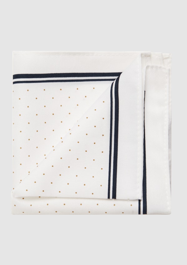 Oyster Textured Tie & Print Pkt Square Set