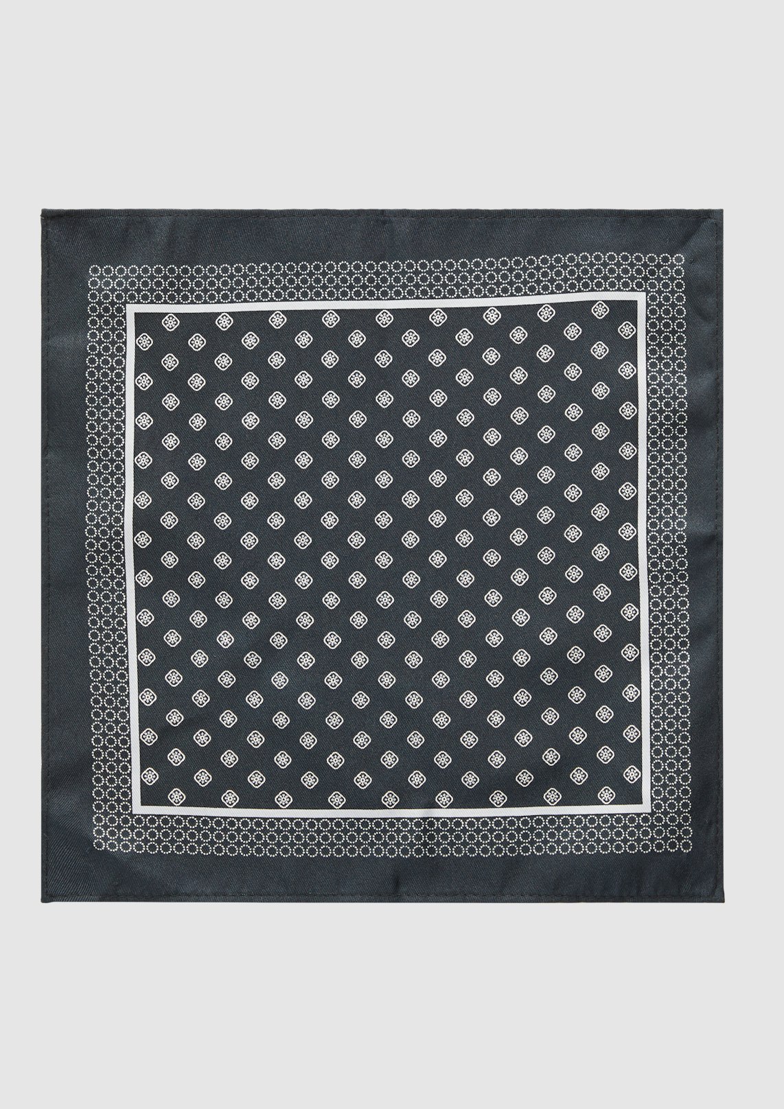 2Tone Print Pocket Square