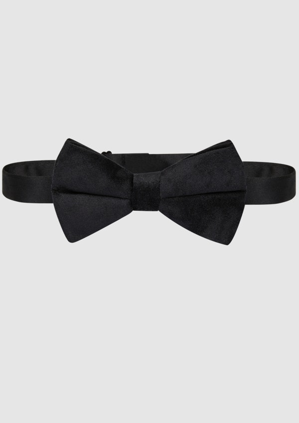 Black Velvet Bow Tie