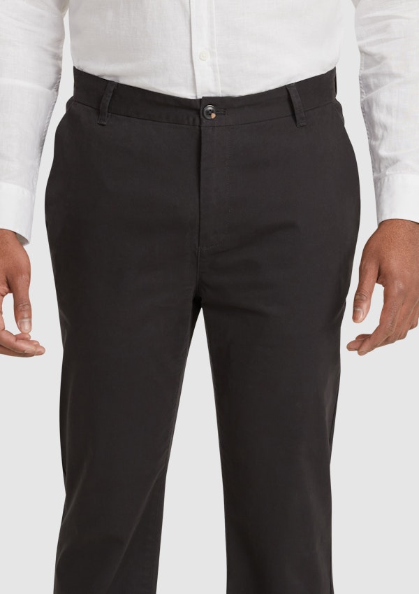 Black Preston Classic Chino