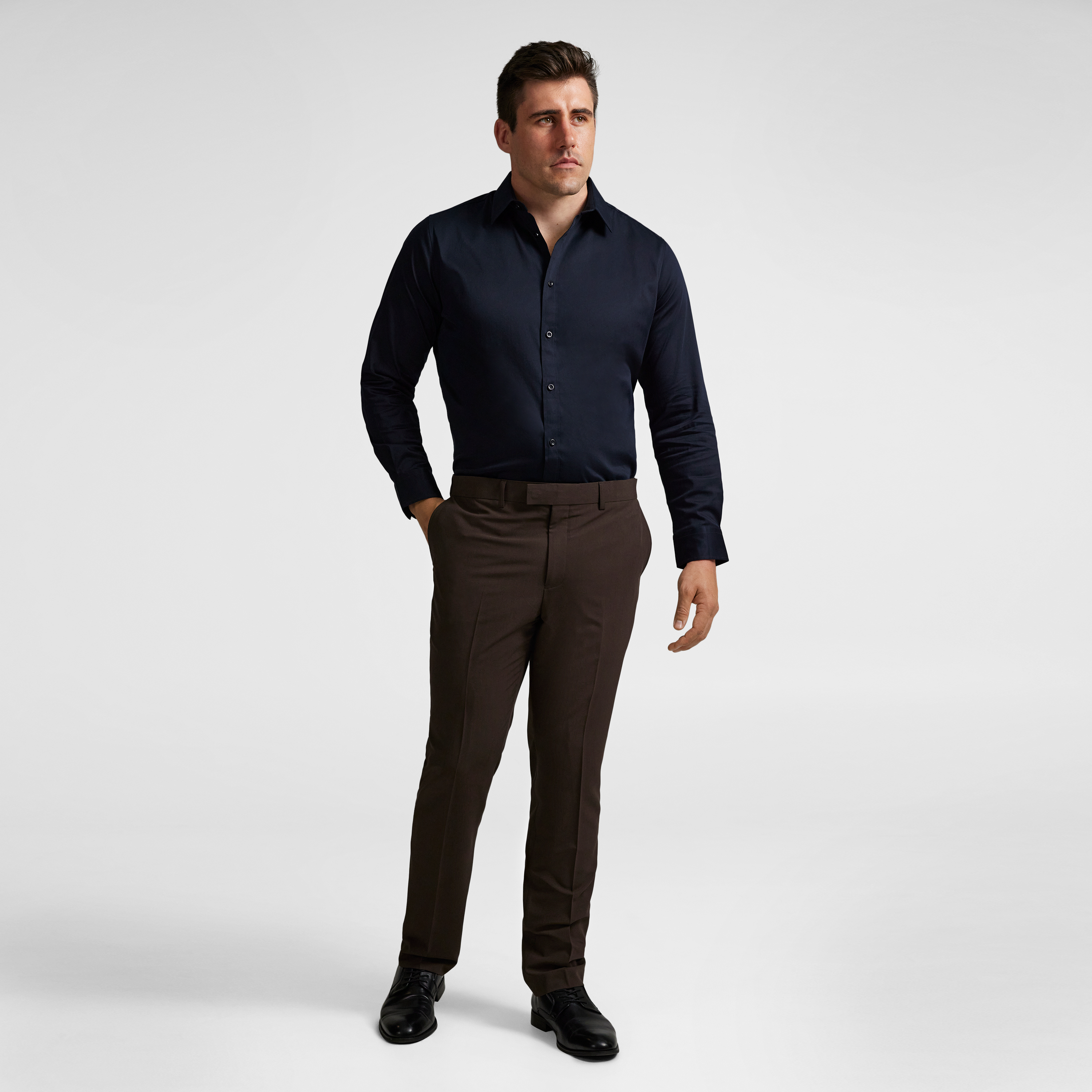 Espresso Moore  Hyperstretch Slim Pant