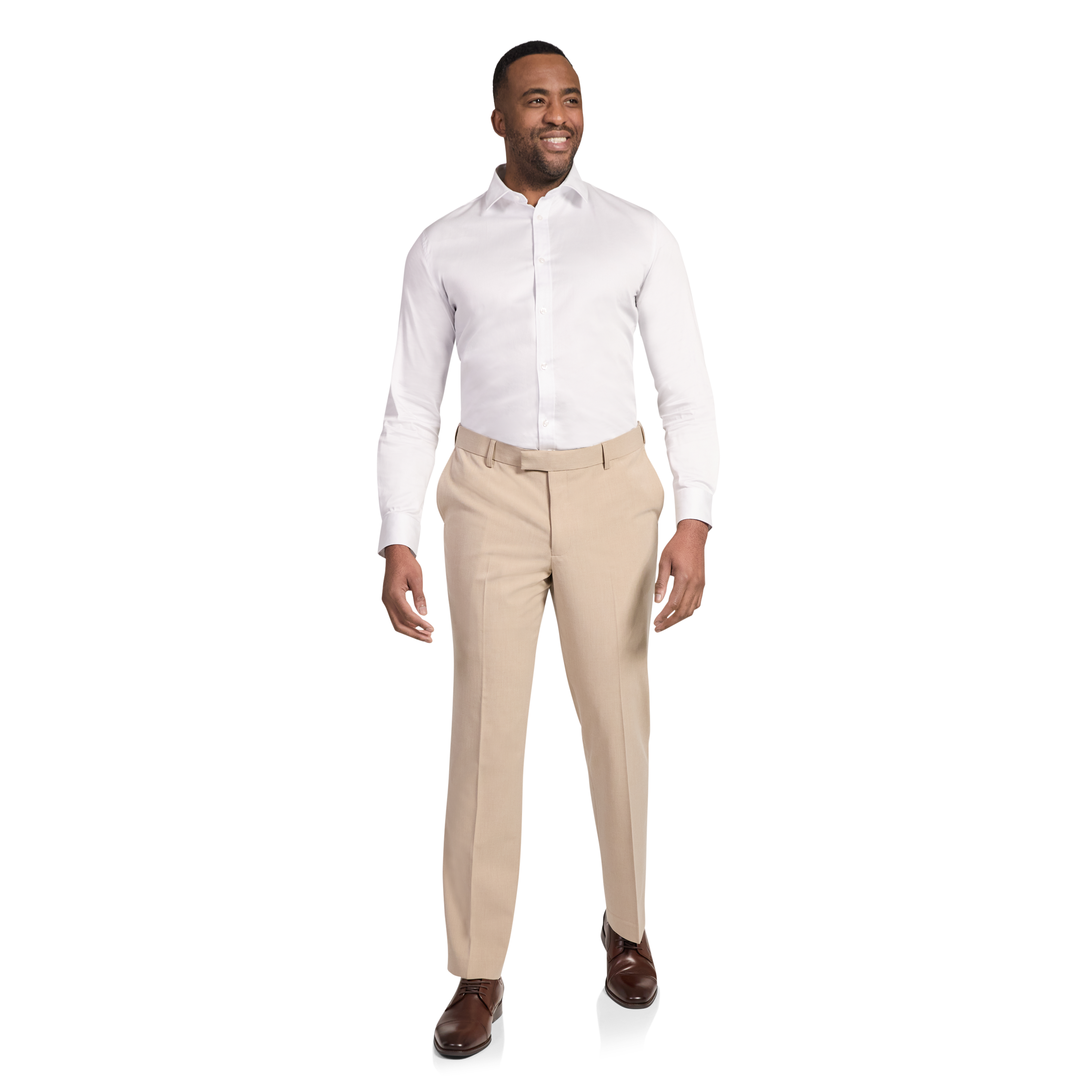 Beige Tanner Stretch Dress Pant