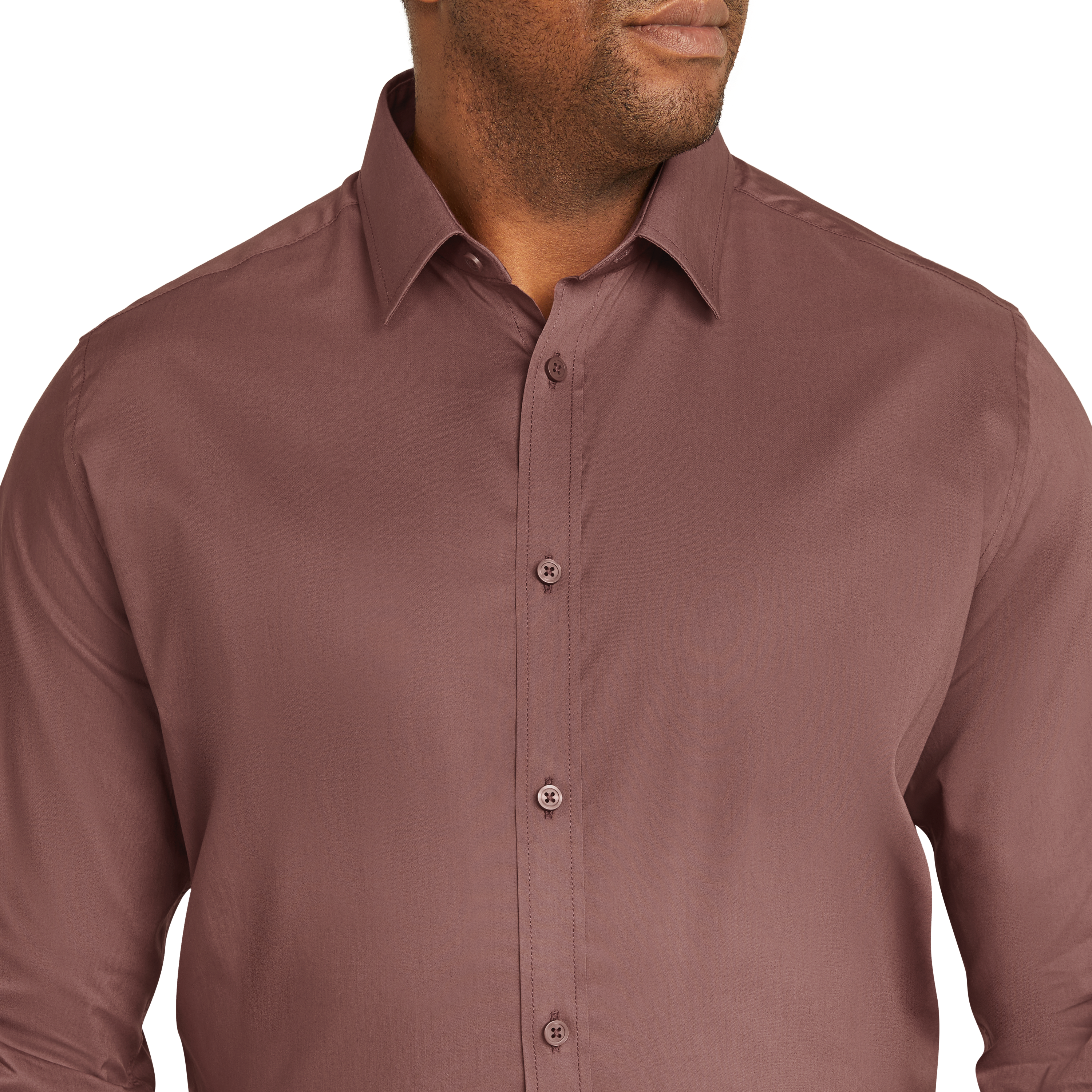 Plum Freemon Stretch Dress Shirt