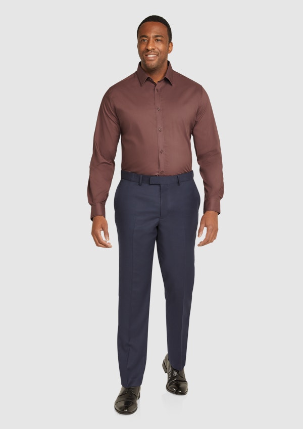 Plum Freemon Stretch Dress Shirt