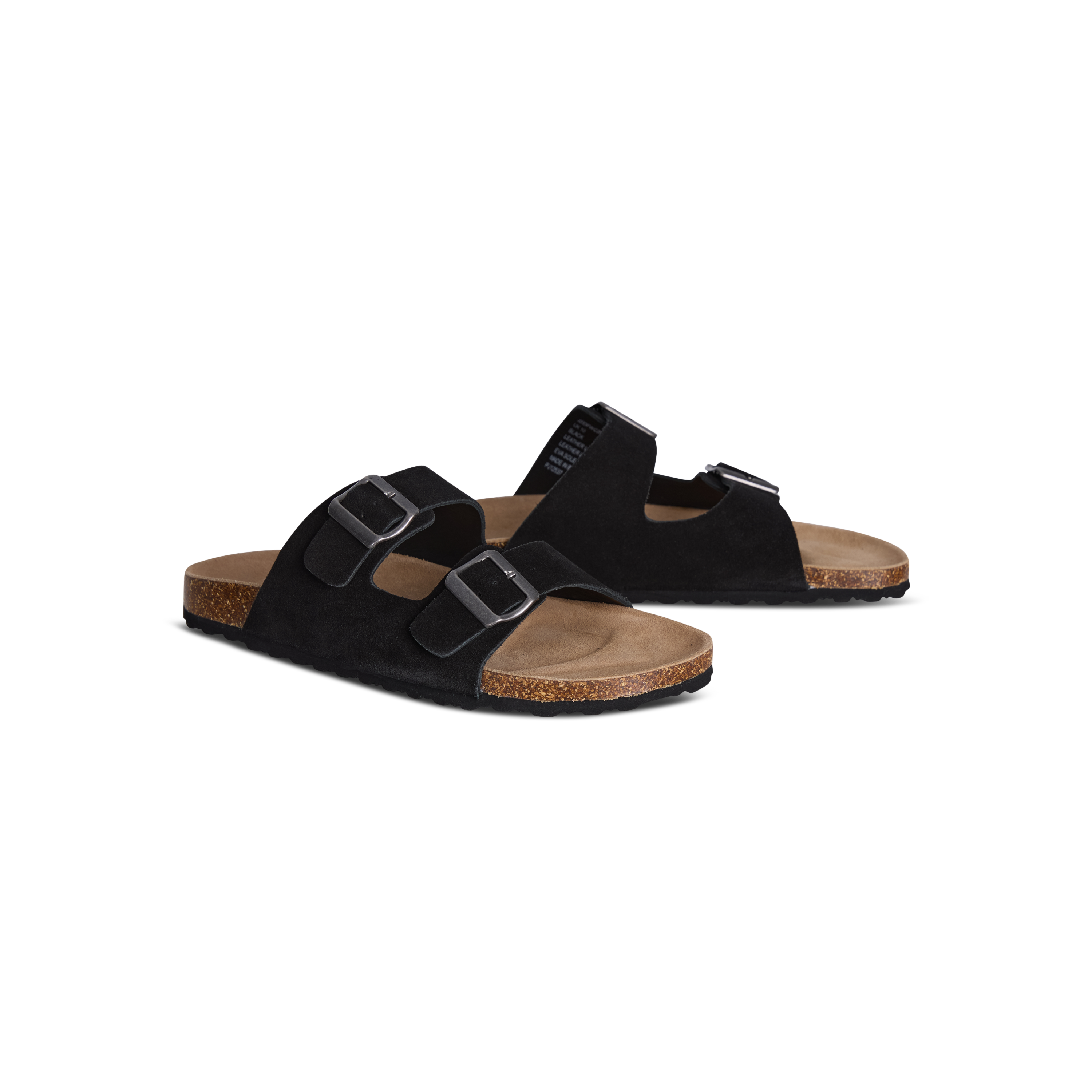 Suede Cork Slide