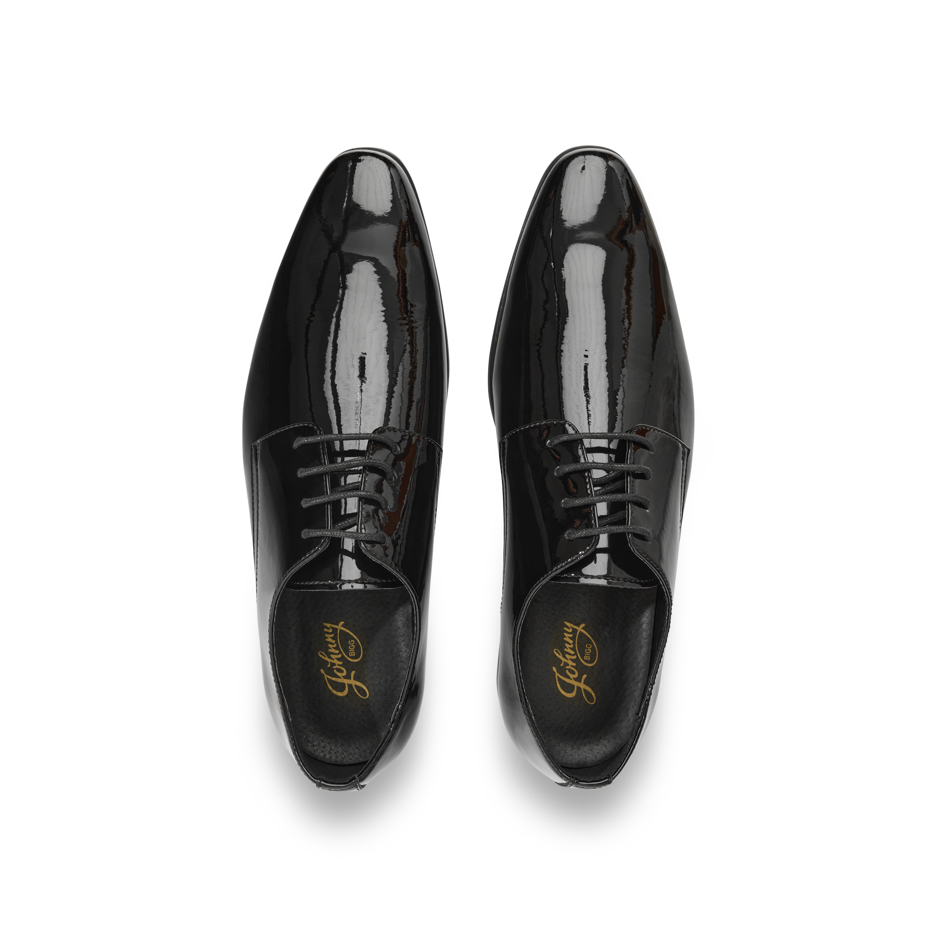 Black Bond Patent Dress Shoe Men's Shoe Johnny Bigg AU