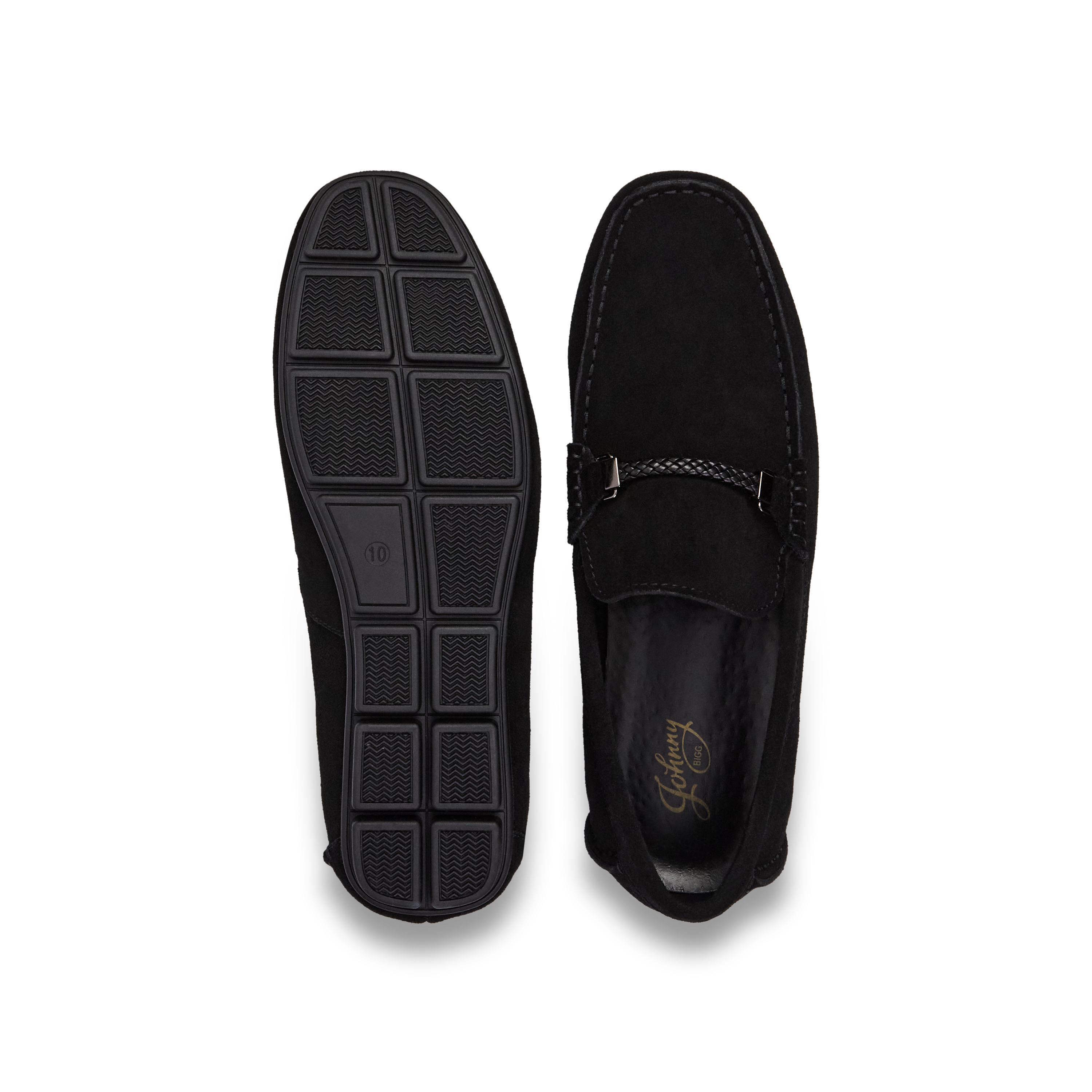 Black Bennet Suede Driver