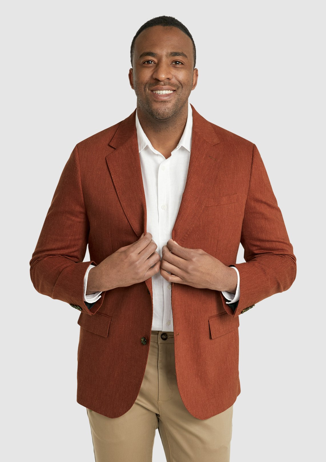 Linen blend 2025 blazer mens