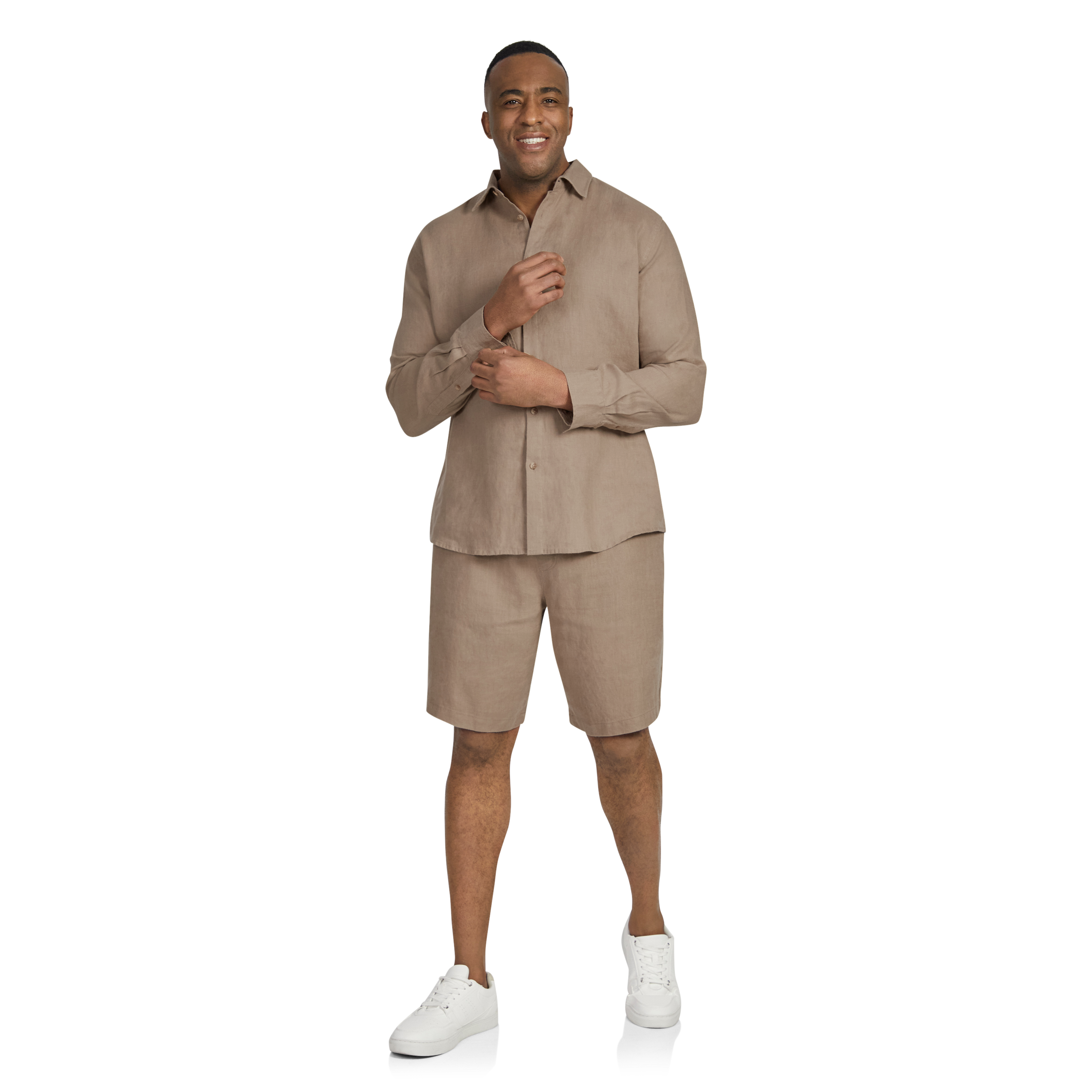 Biscuit Resort Relaxed Fit Linen Shirt