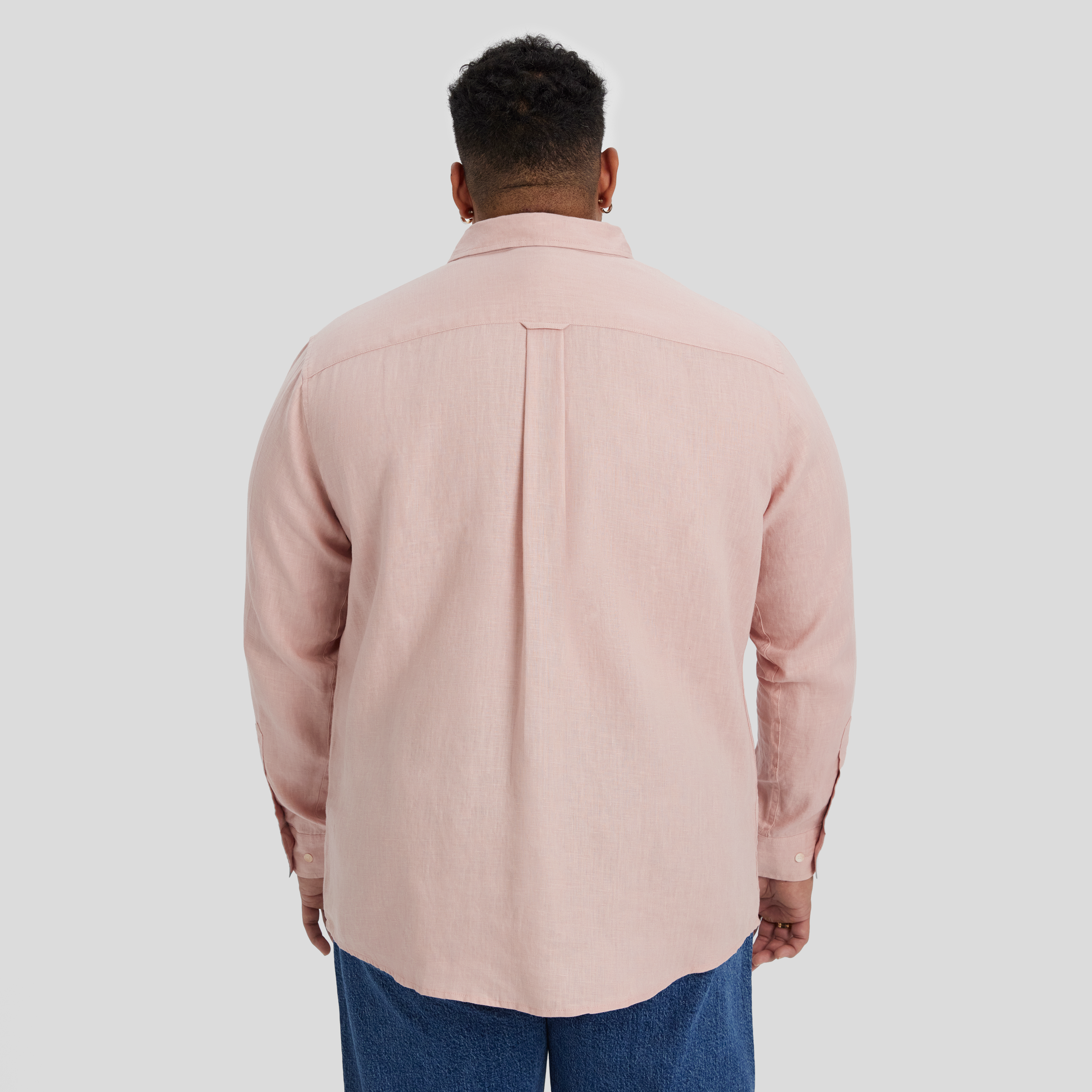 Blush Resort Relaxed Fit Linen Shirt
