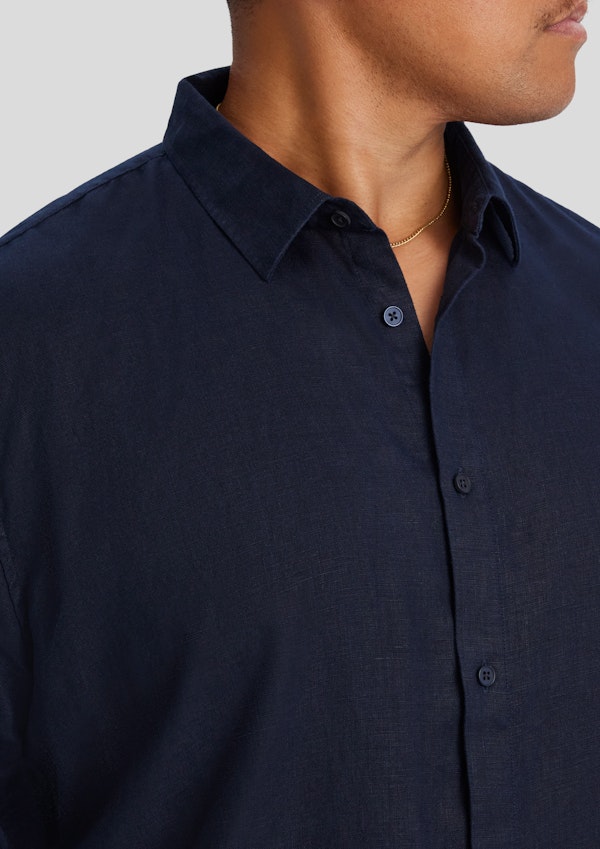 Ink Resort Relaxed Fit Linen Shirt