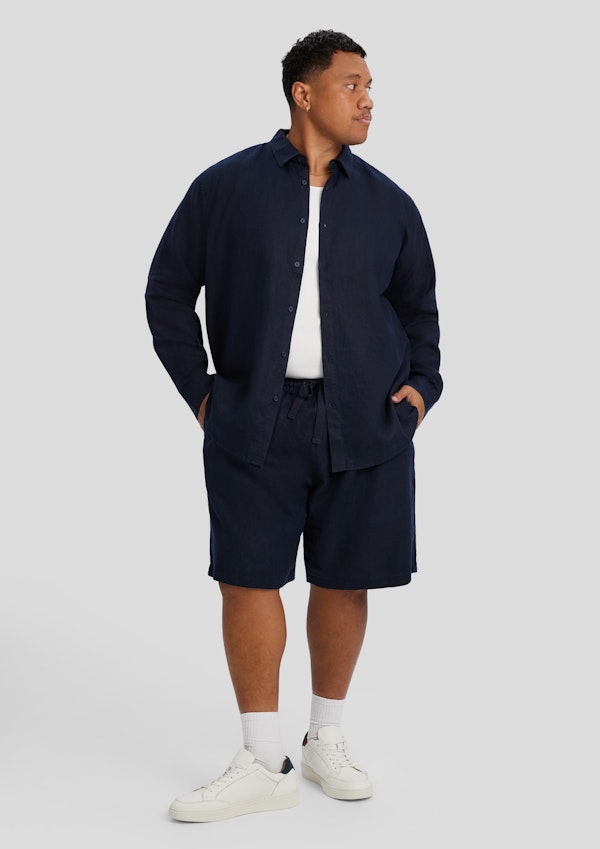 Ink Resort Relaxed Fit Linen Shirt