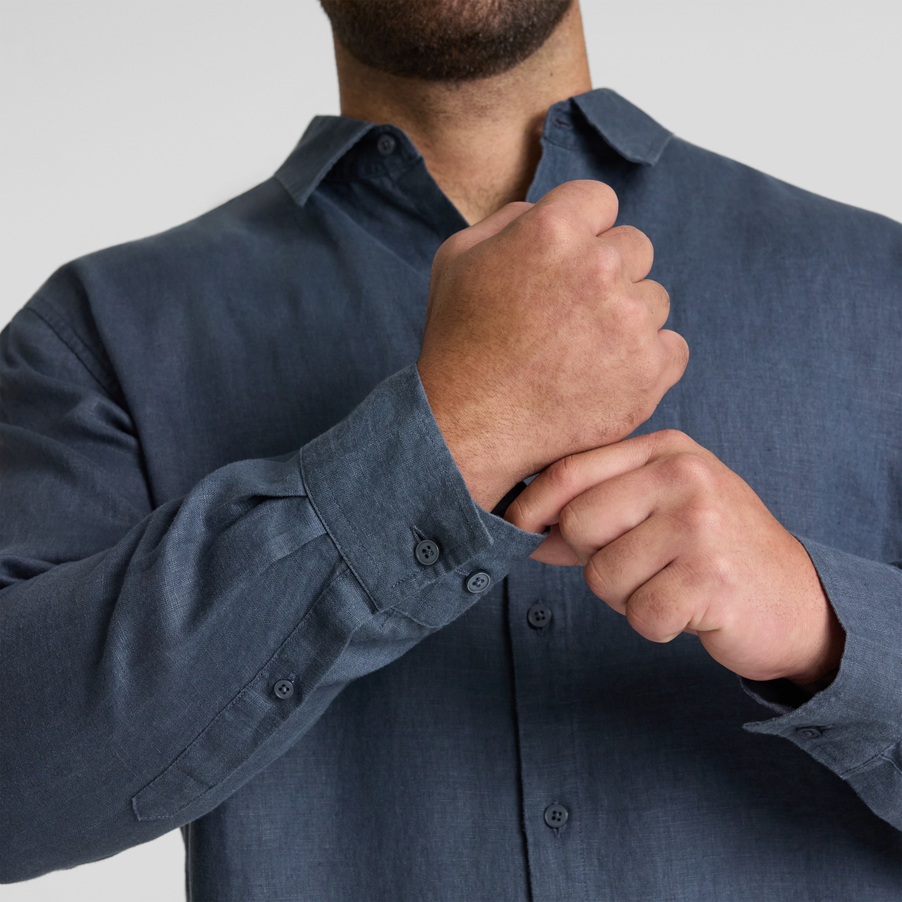 Petrol Resort Relaxed Fit Linen Shirt