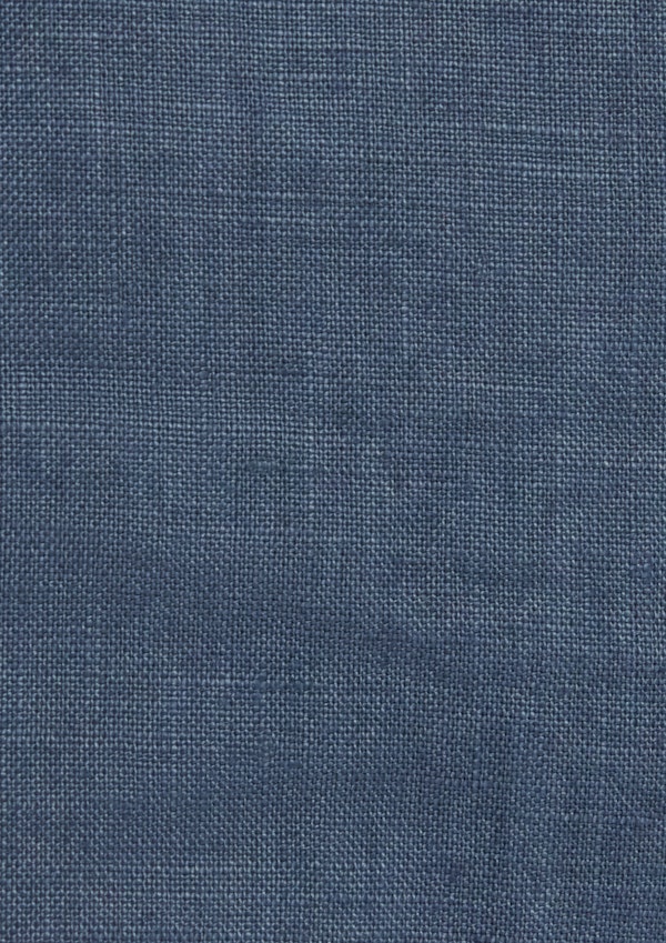 Steel Blue Resort Relaxed Fit Linen Shirt