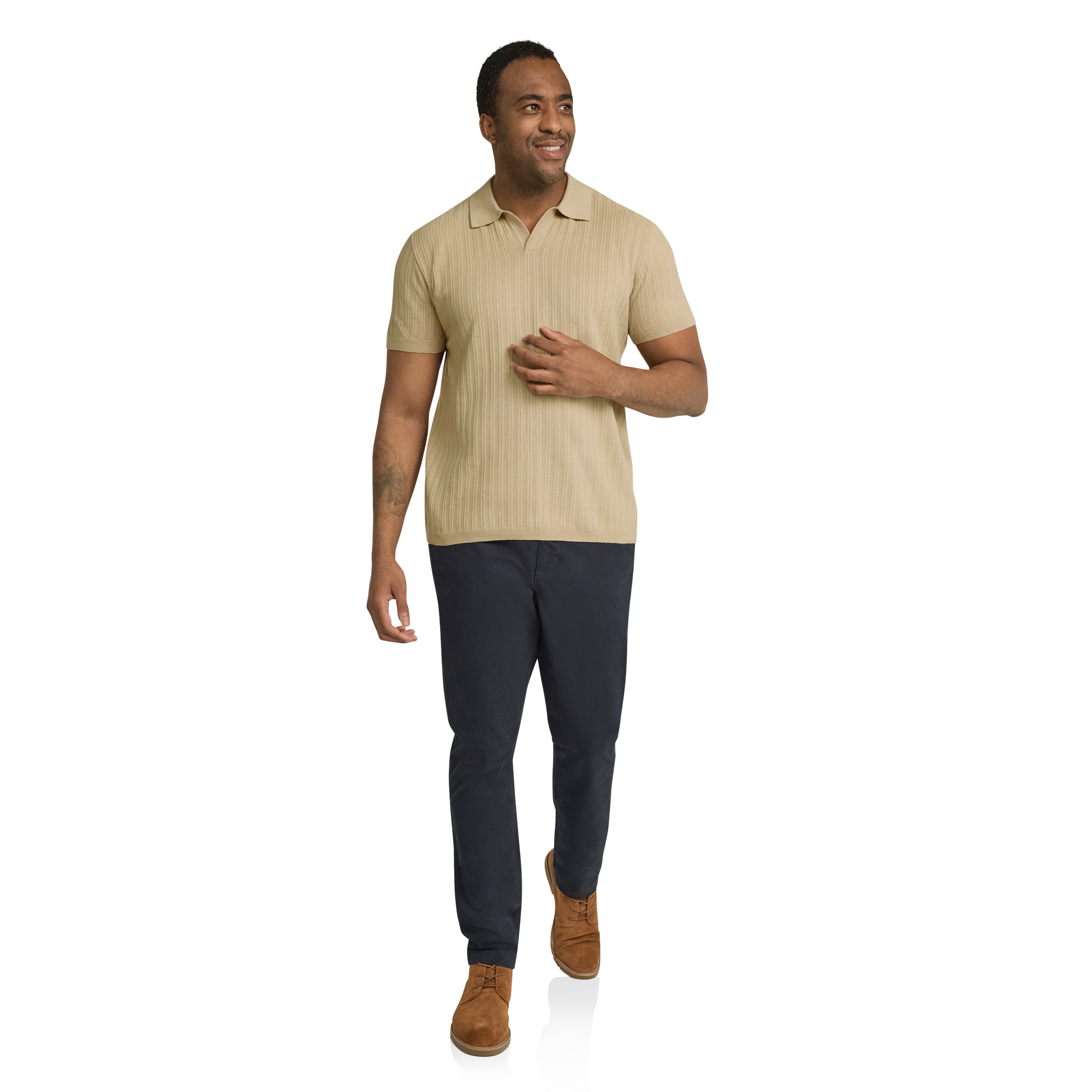 Sand Felix Knitted Polo