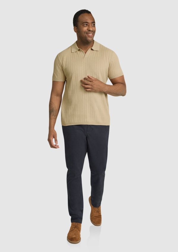 Sand Felix Knitted Polo