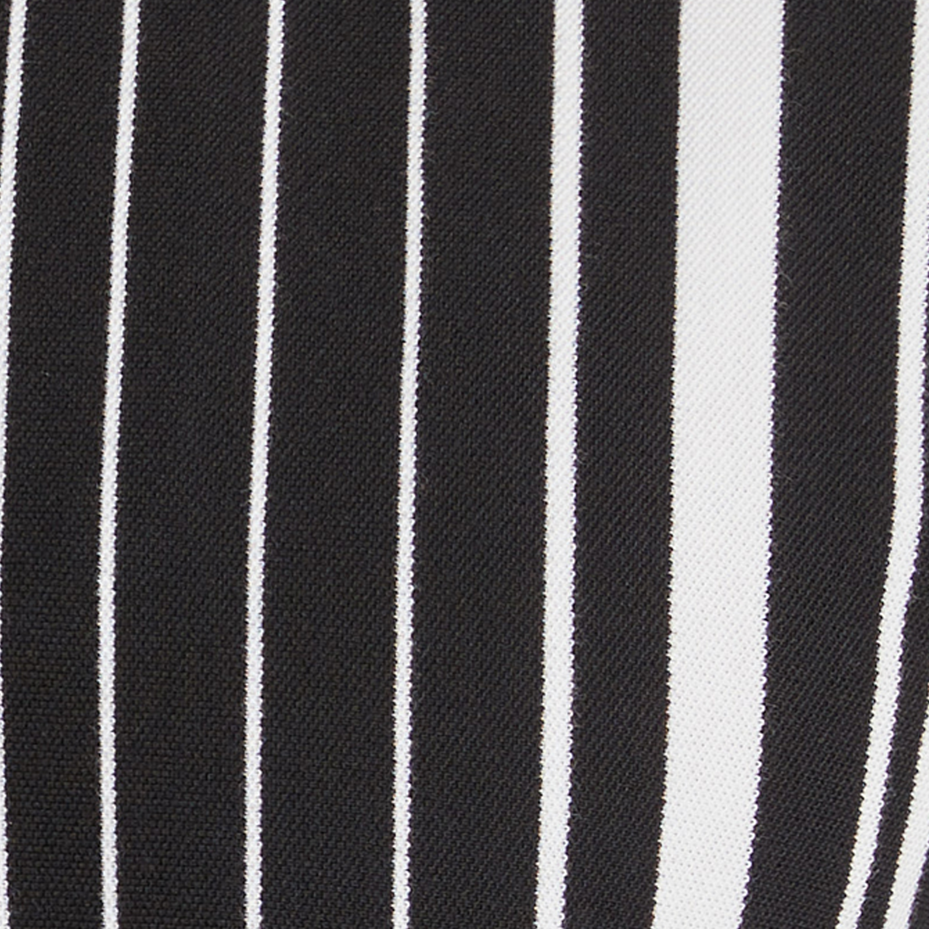 Black Asher Vertical Stripe Polo