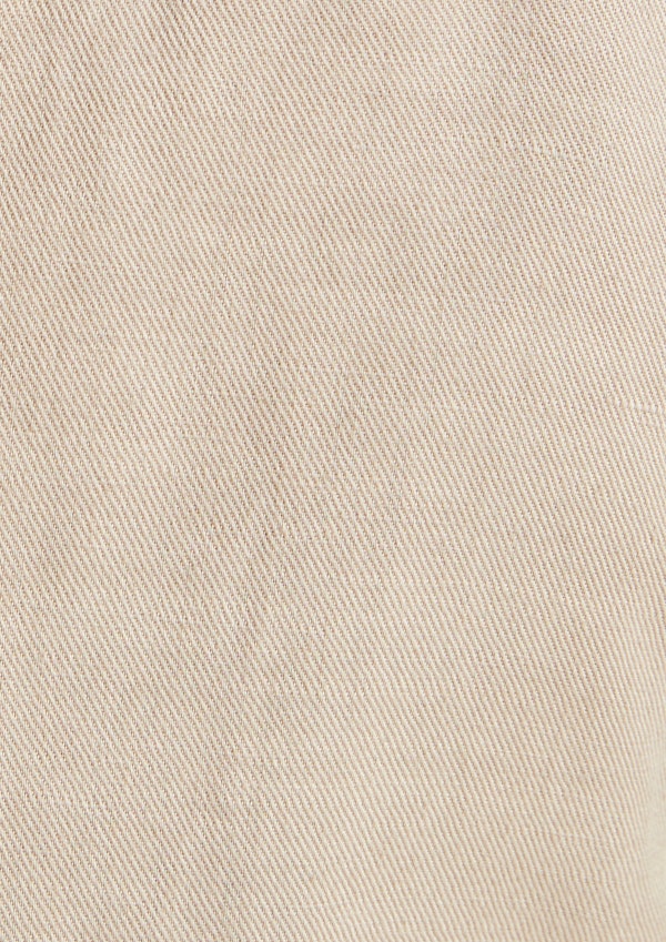 Biscuit Milos Pleat Linen Short