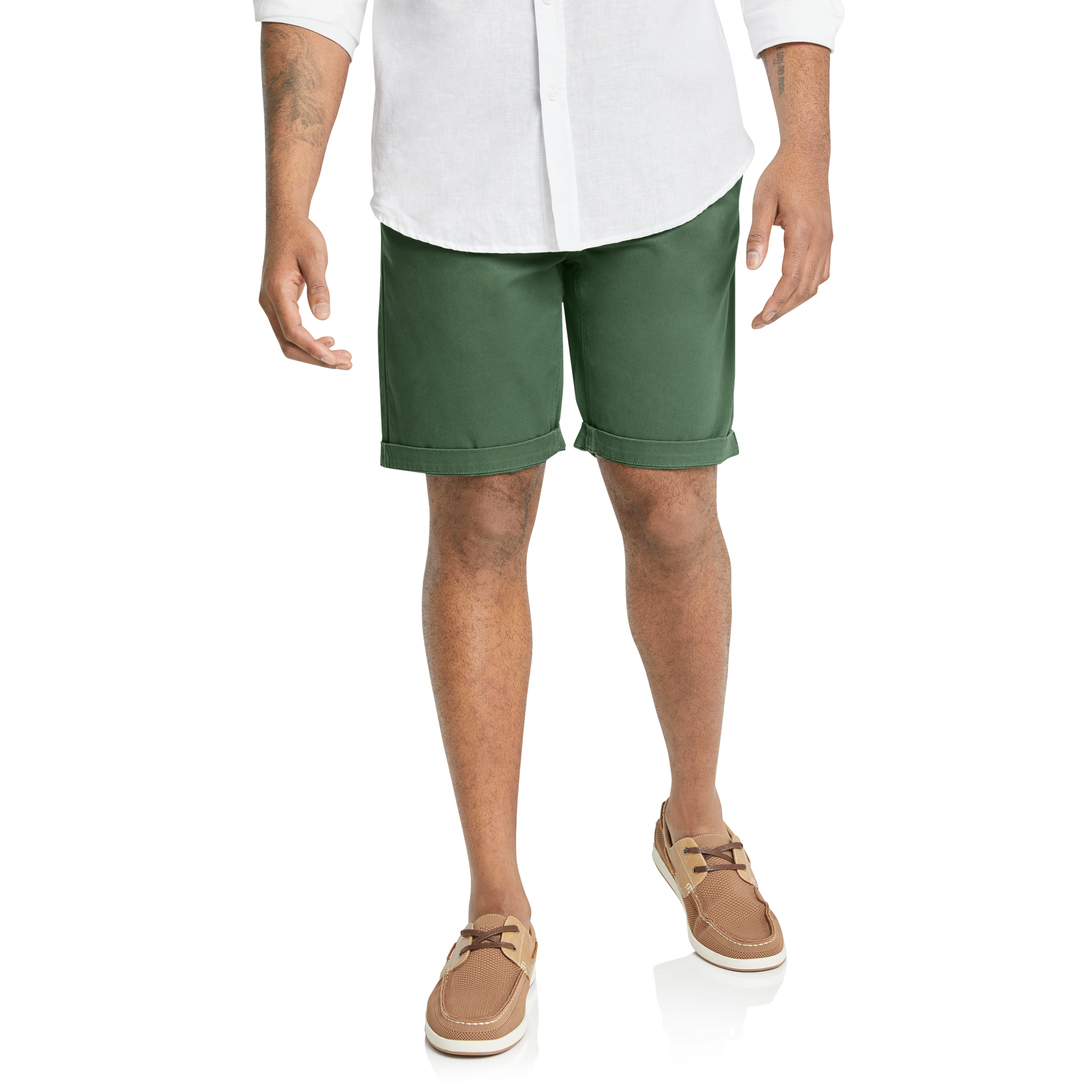 Hunter Green Bale Twill Chino Short Men's Bottom Johnny Bigg AU