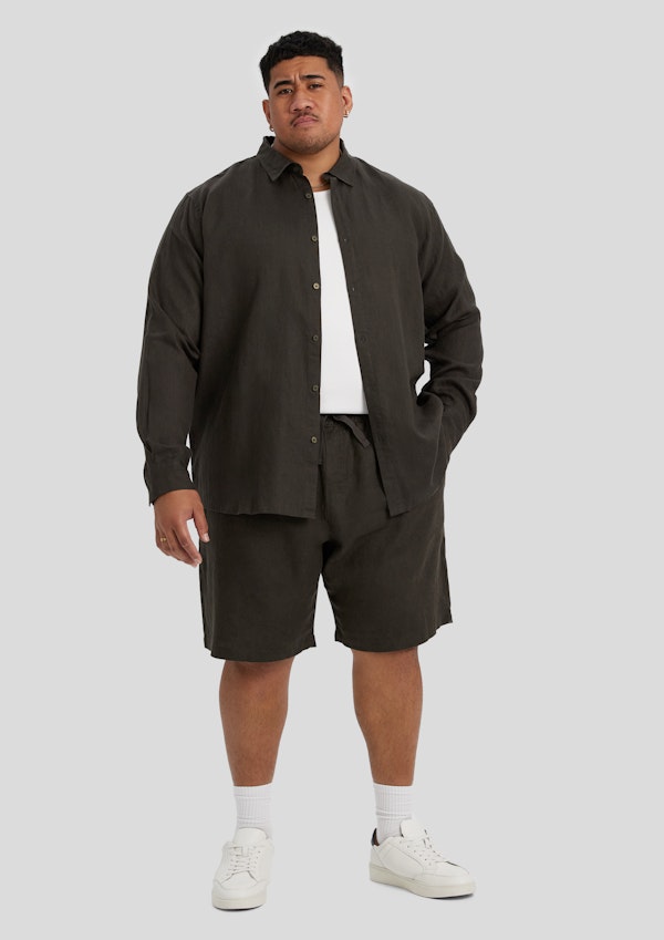 Army Resort Linen Short