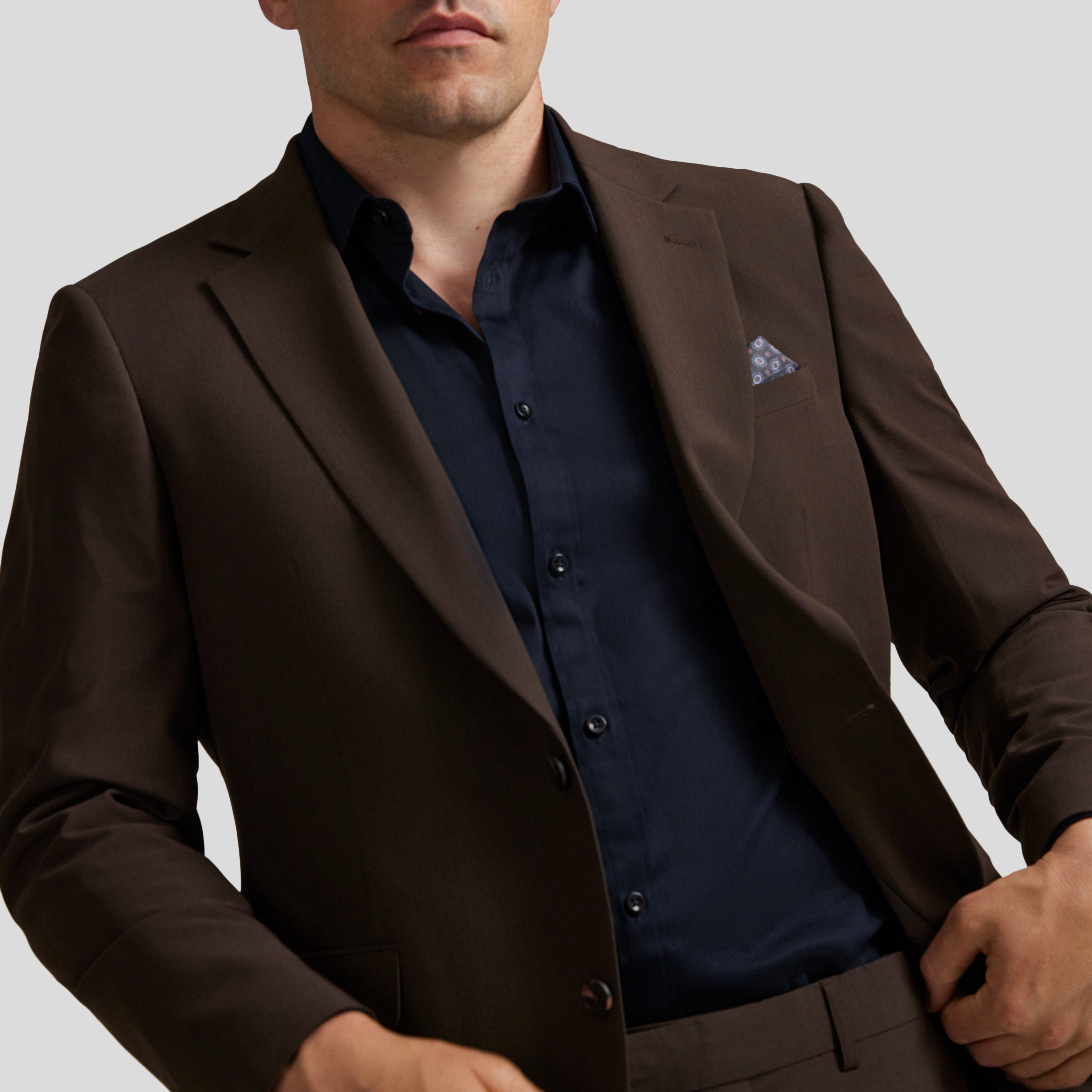 Espresso Moore Hyperstretch Suit Jacket