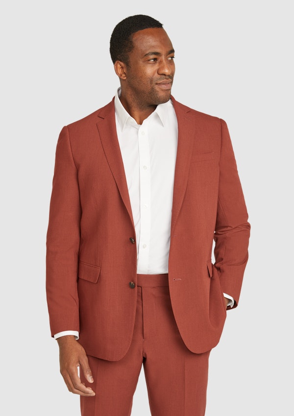 Burnt orange suit sales jacket
