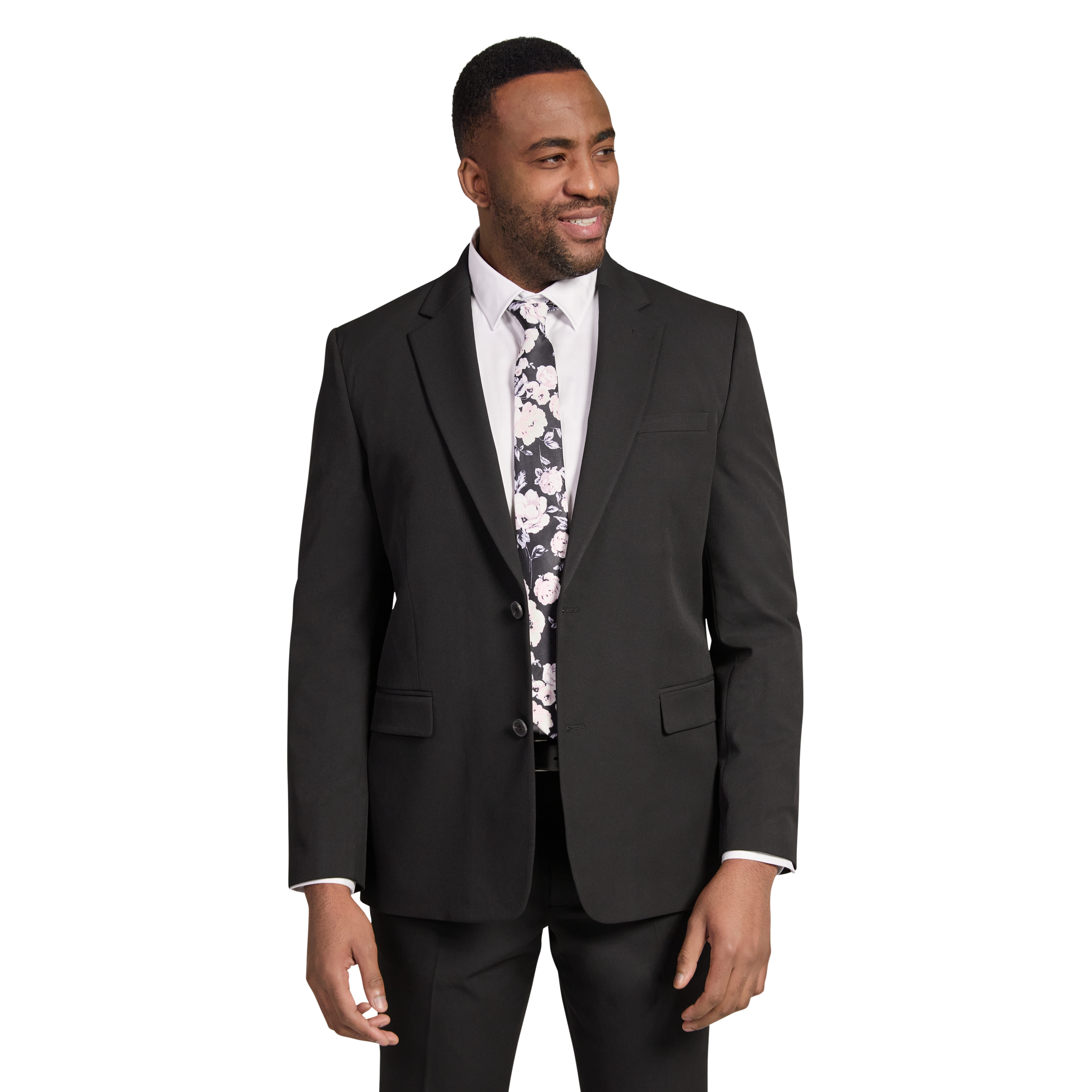  TANNER STRETCH BLACK SUIT