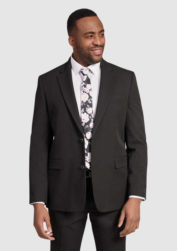 TANNER STRETCH BLACK SUIT