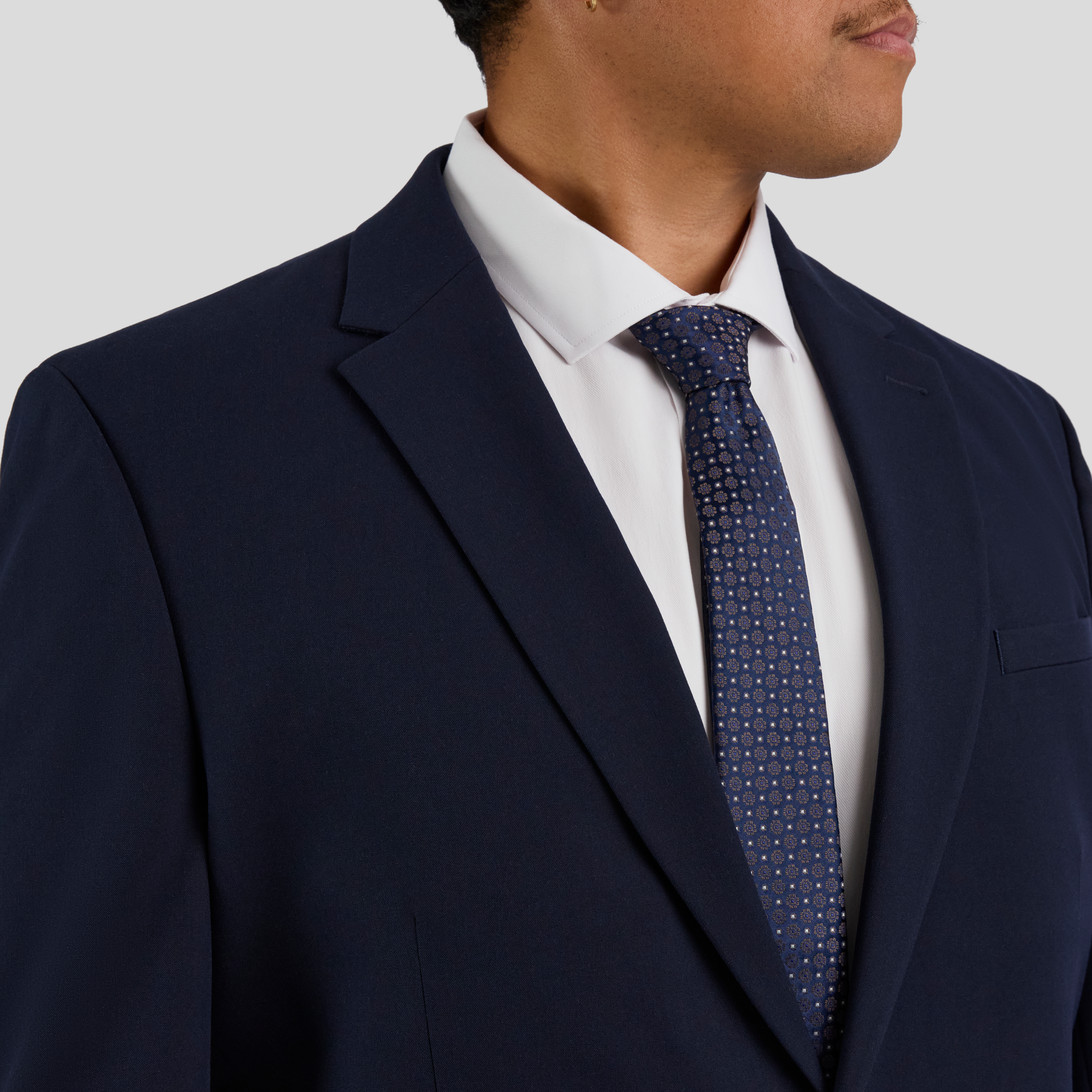 Navy Tanner Stretch Suit Jacket