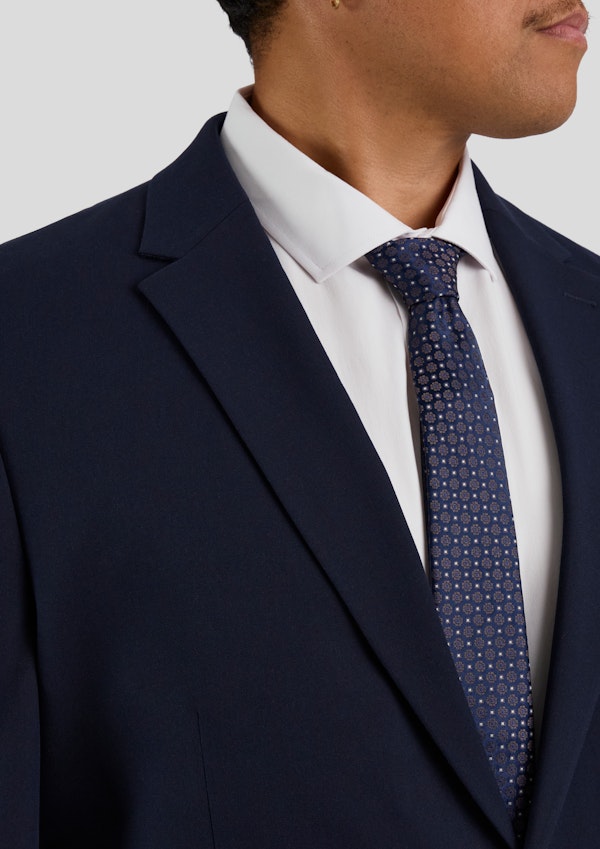Navy Tanner Stretch Suit Jacket