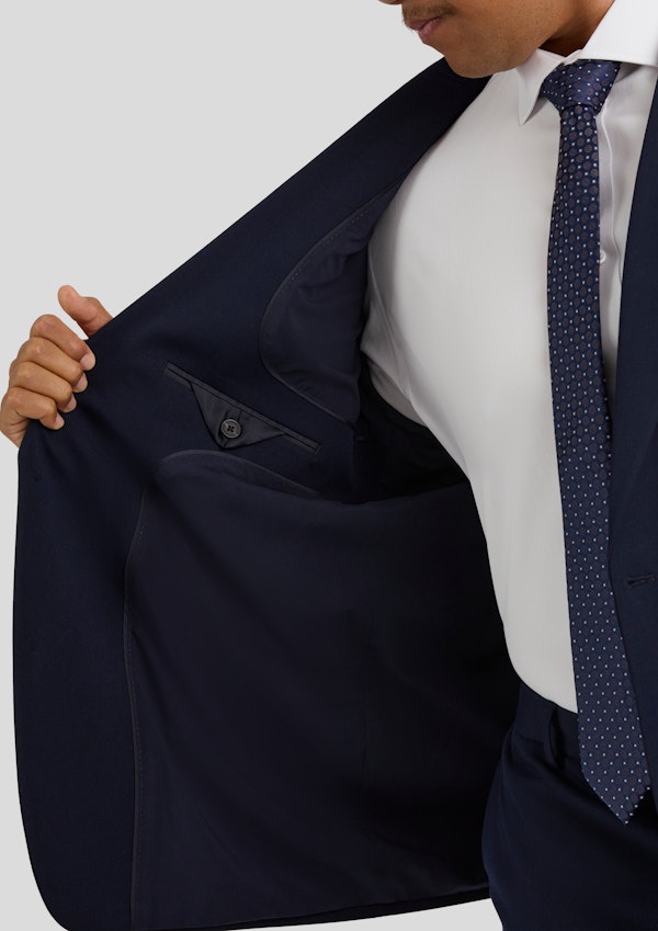 Navy Tanner Stretch Suit Jacket