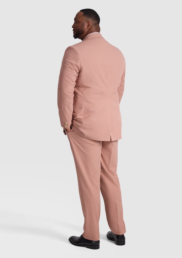 Peach Tanner Stretch Suit Jacket