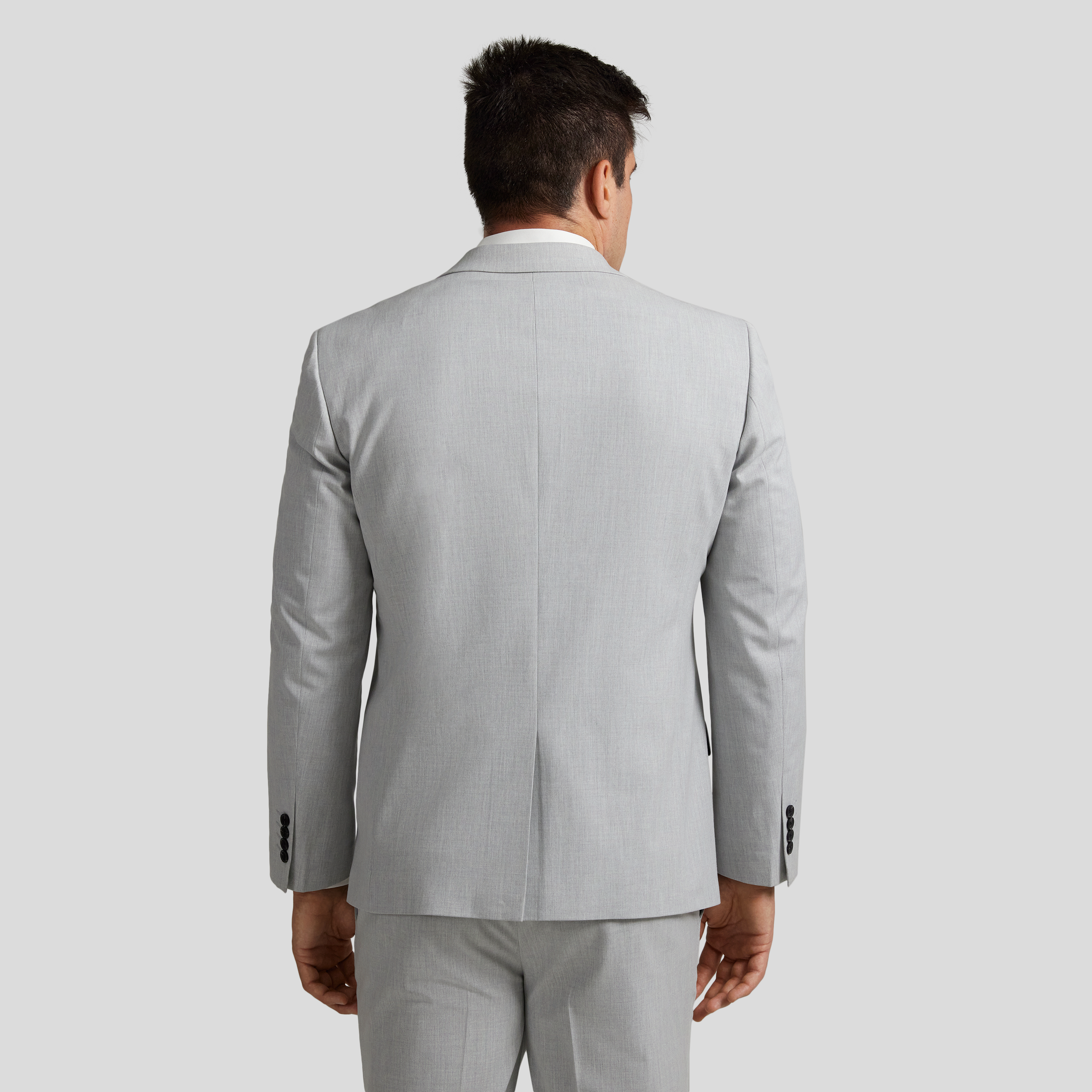 Silver Tanner Stretch Suit Jacket