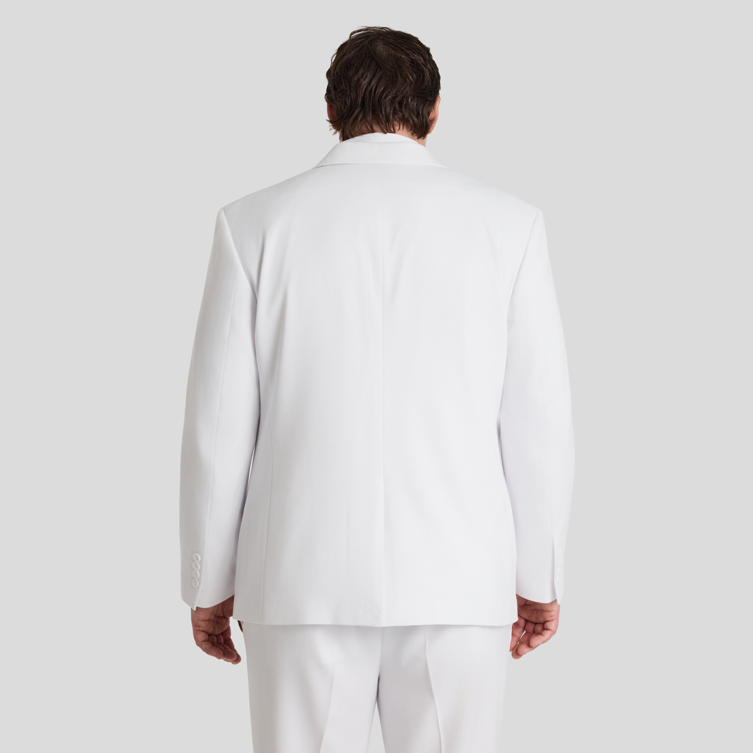 White Tanner Stretch Suit Jacket