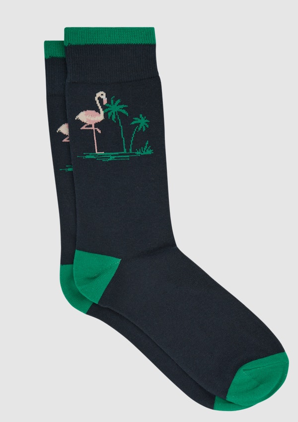 Flamingo Fancy Sock