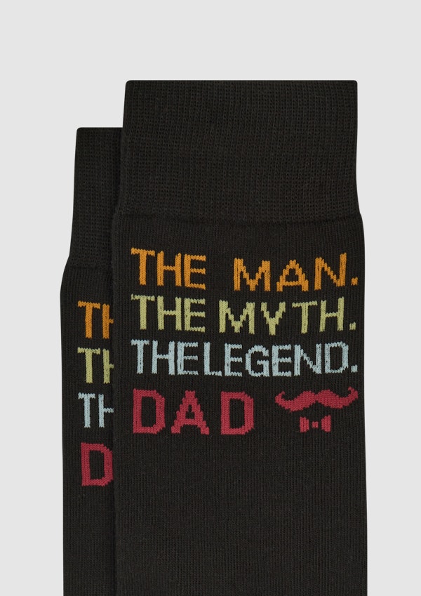 Black Dad Fancy Sock