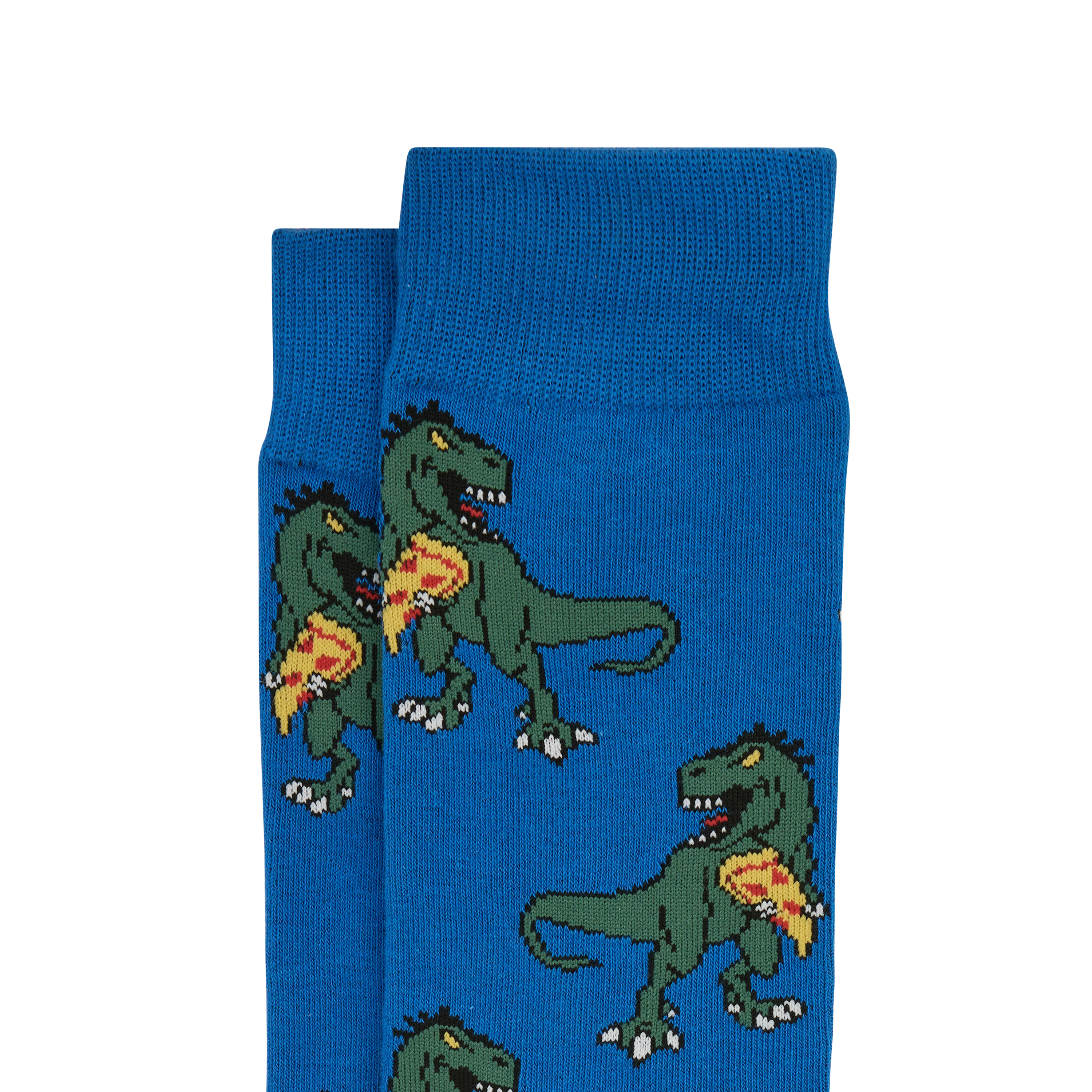 Cobalt Hungry Dino Fancy Sock