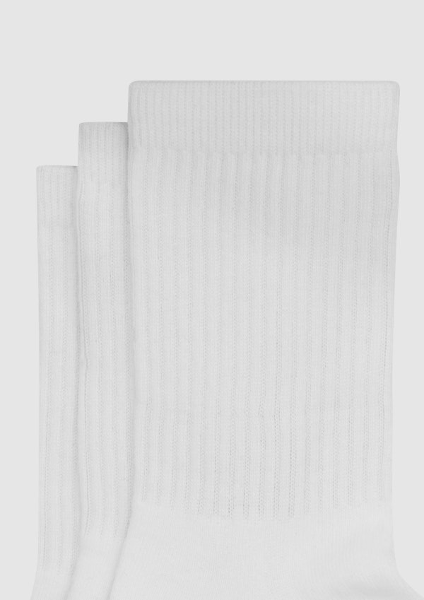 White Tube Sock 3Pack