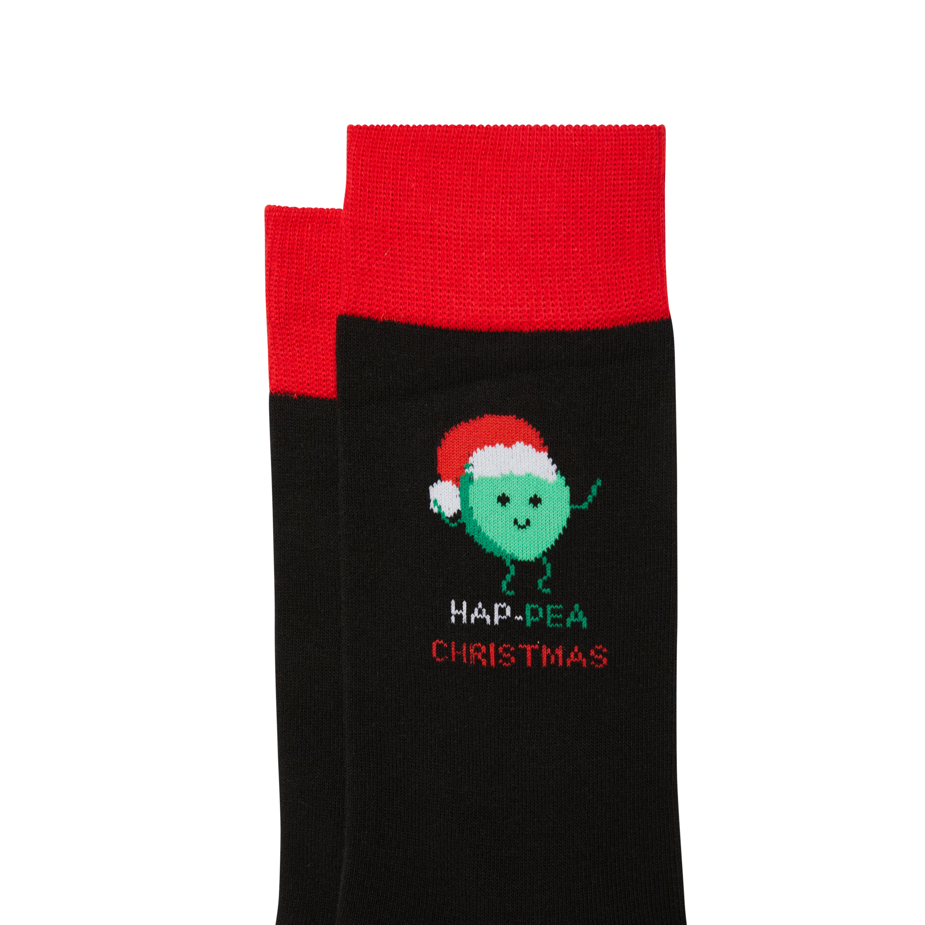 Black Happea Christmas Sock