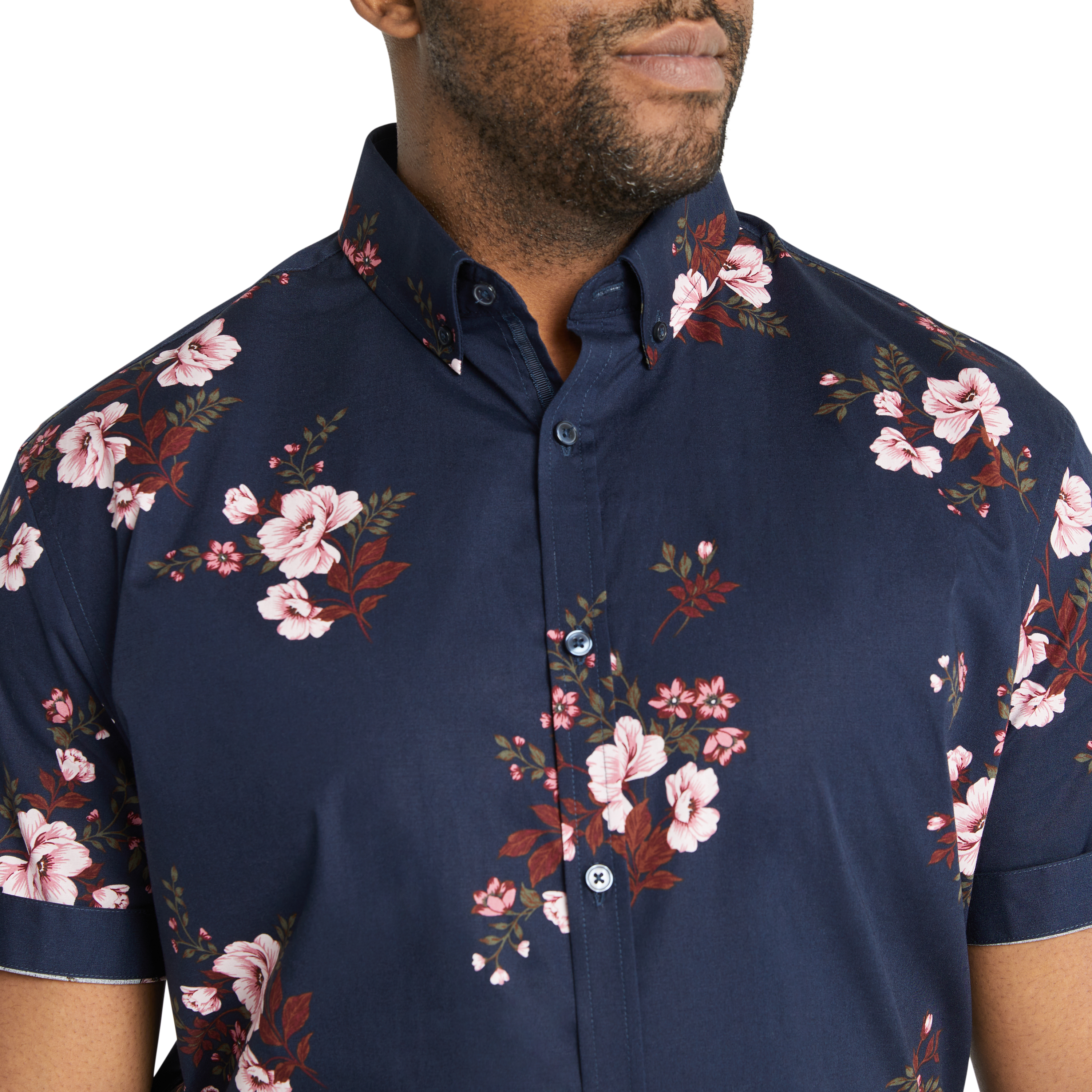 Navy Flint Stretch Shirt