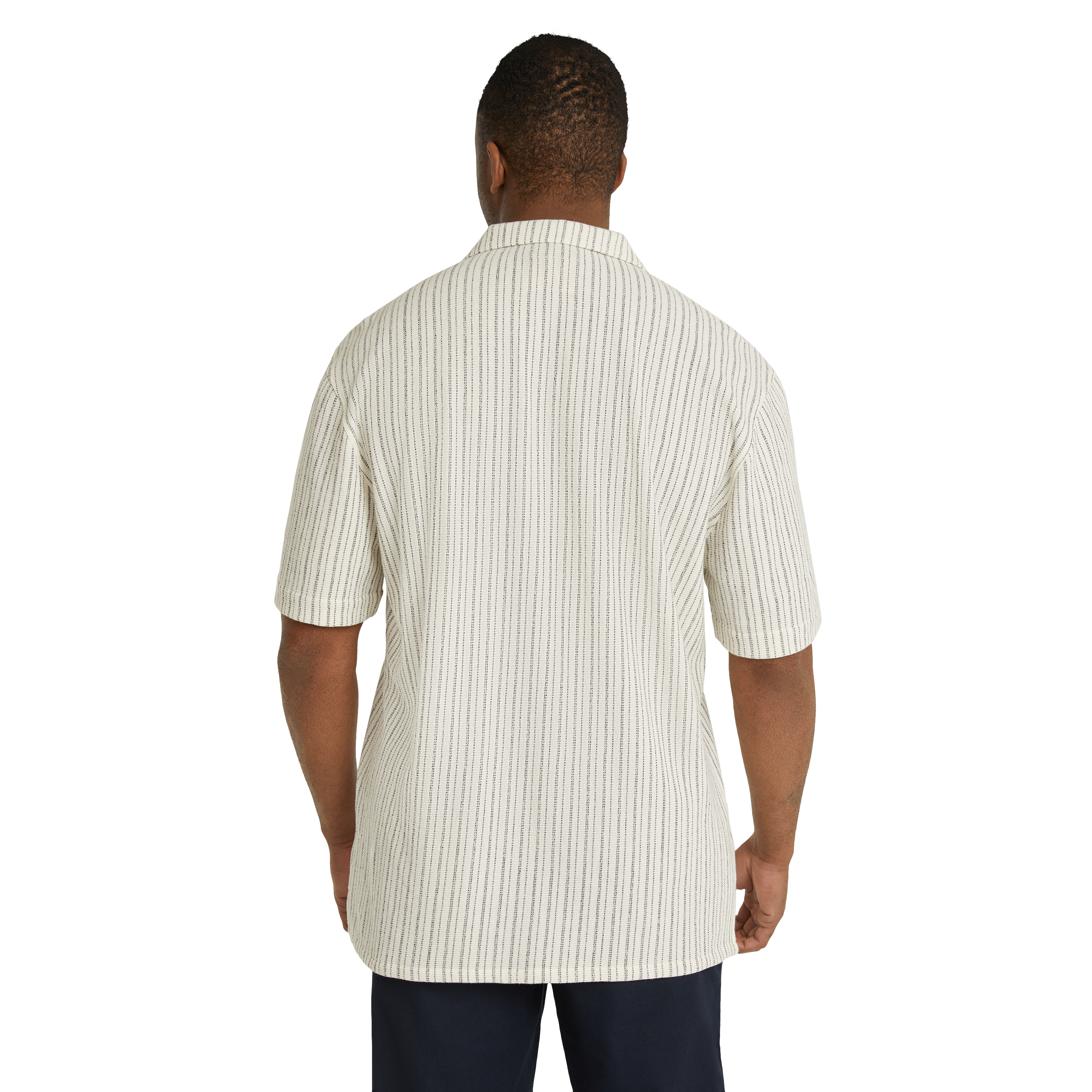 Cream Hooper Relaxed Fit Knit Shirt