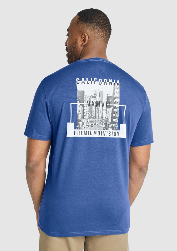 Santorini California Crew Neck Tee