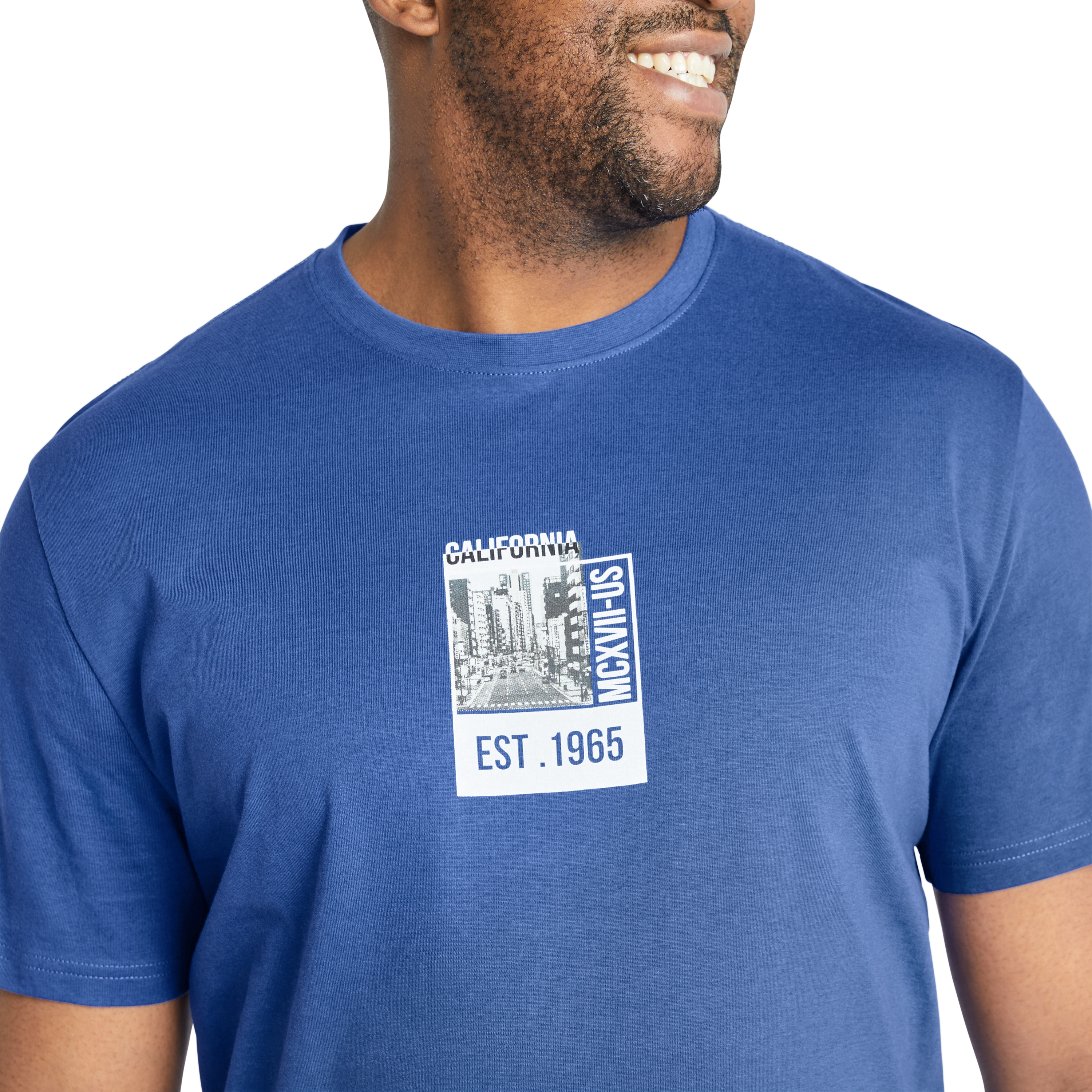 Santorini California Crew Neck Tee