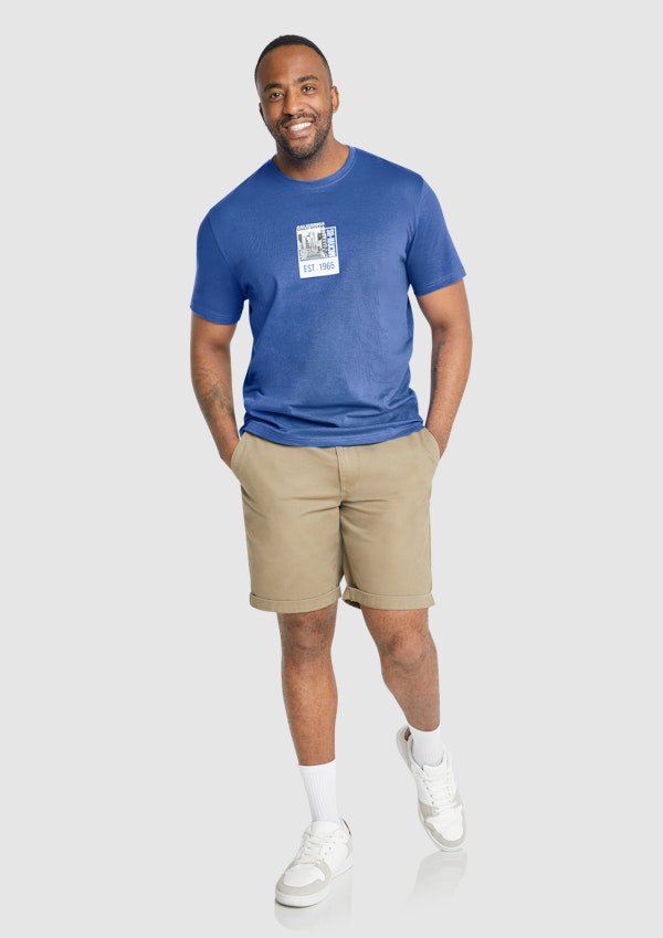 Santorini California Crew Neck Tee