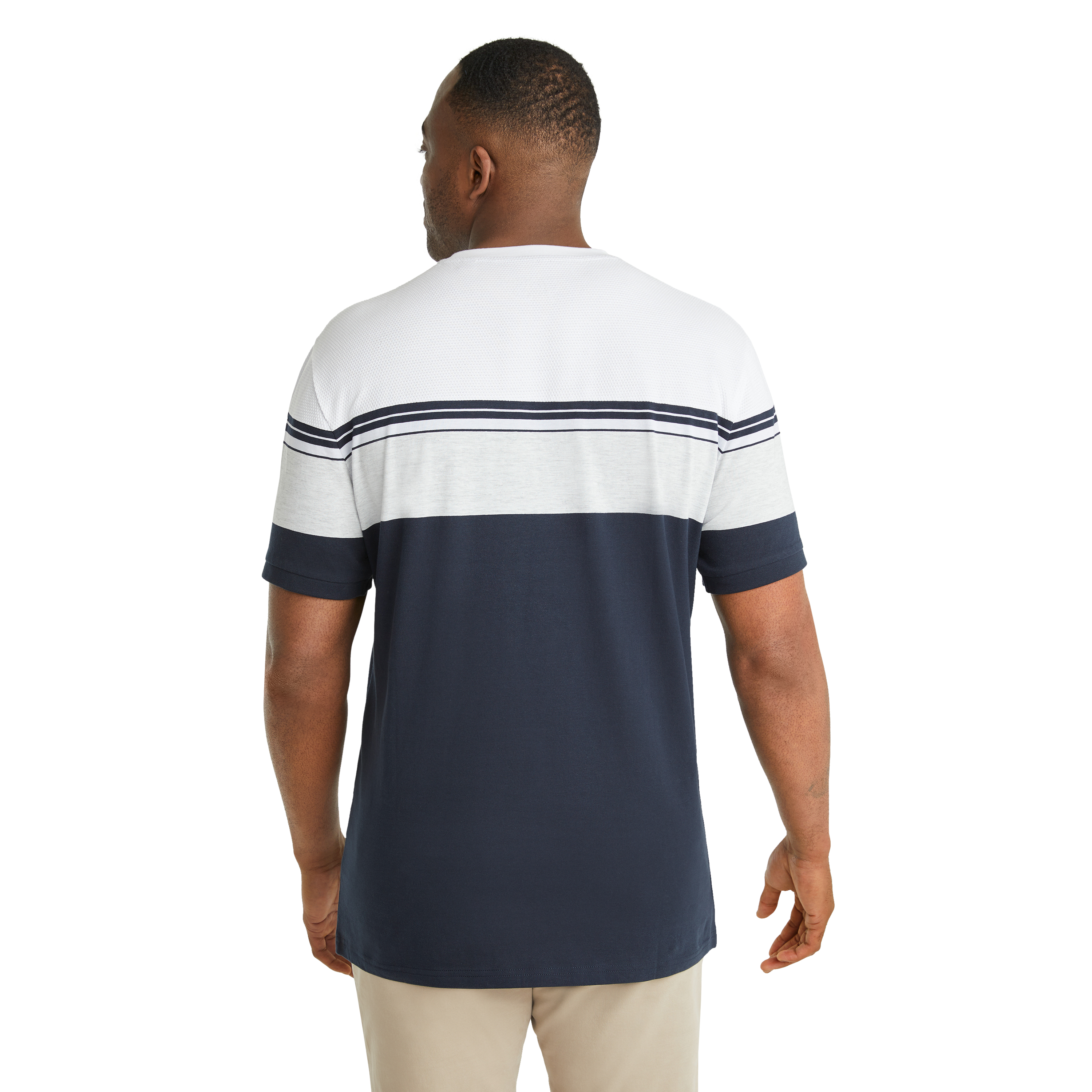 Ink Joe Textured Stripe Tee