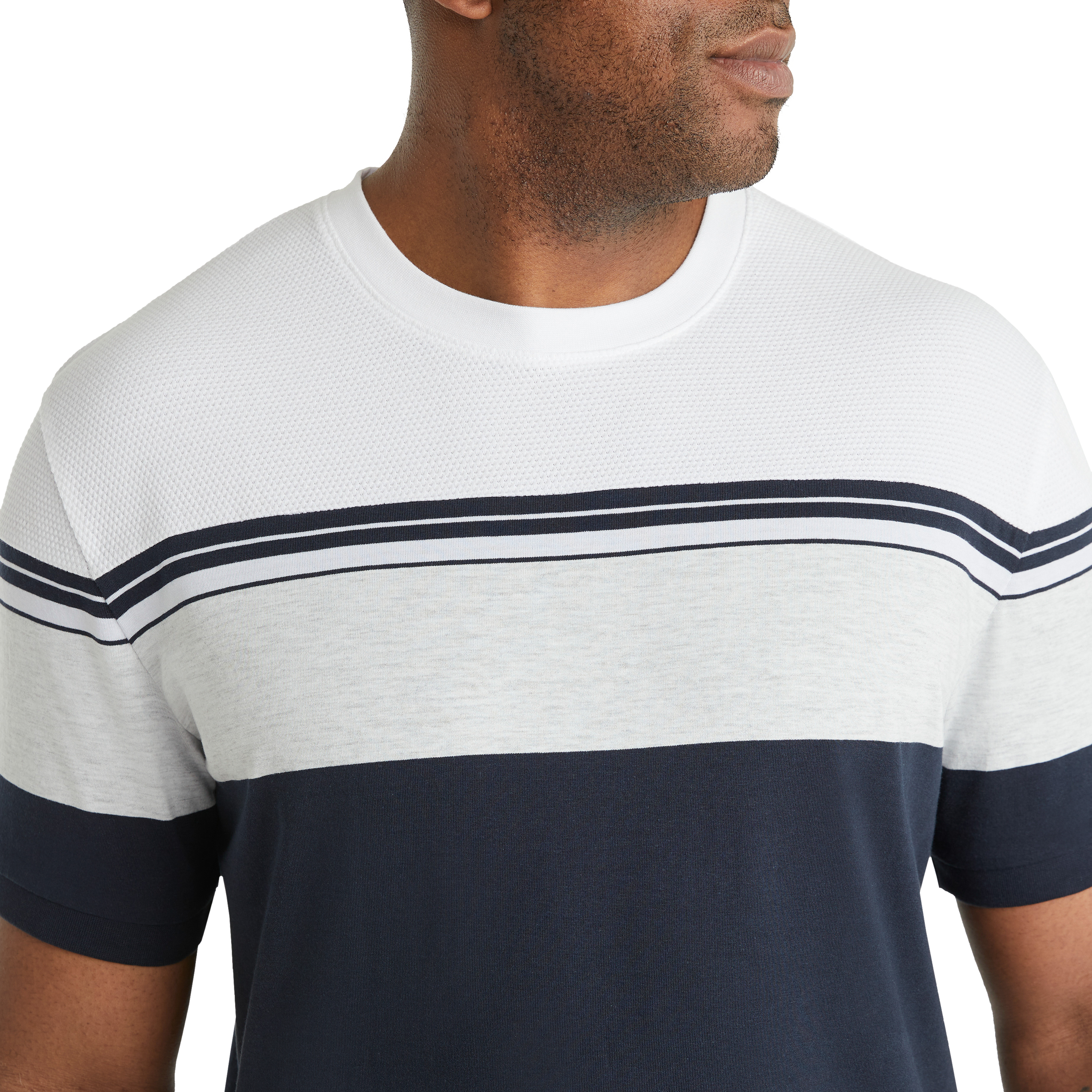 Ink Joe Textured Stripe Tee
