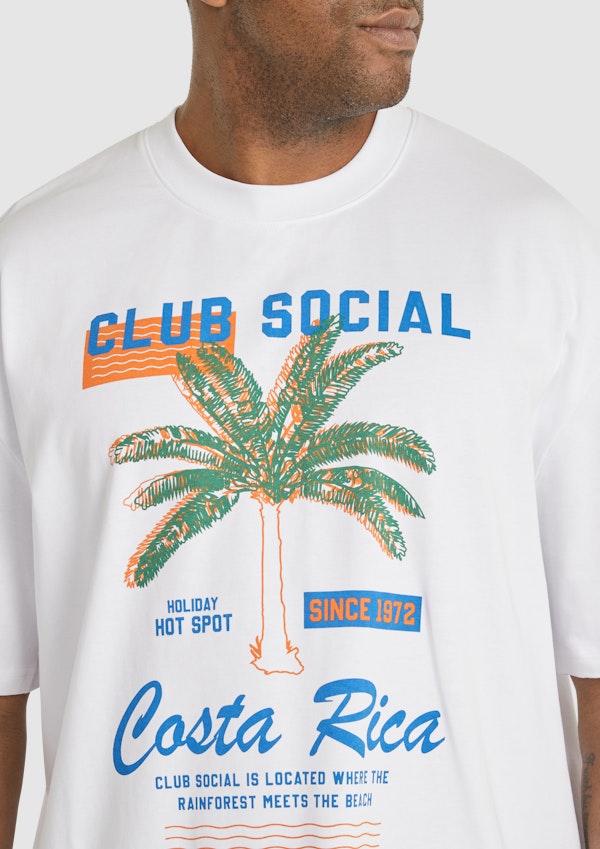 Bone Social Club Relaxed Fit Tee