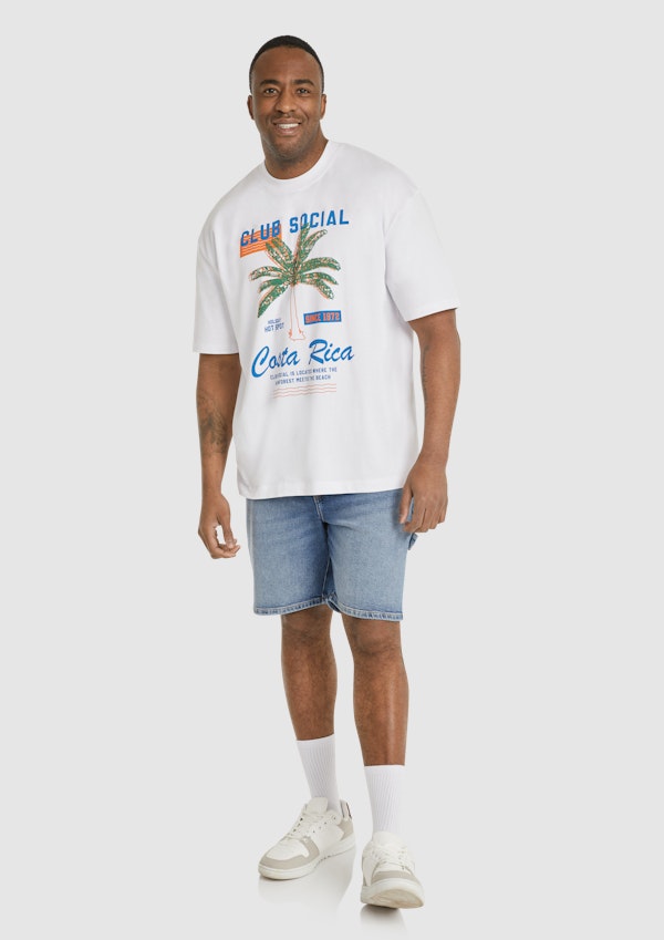 Bone Social Club Relaxed Fit Tee