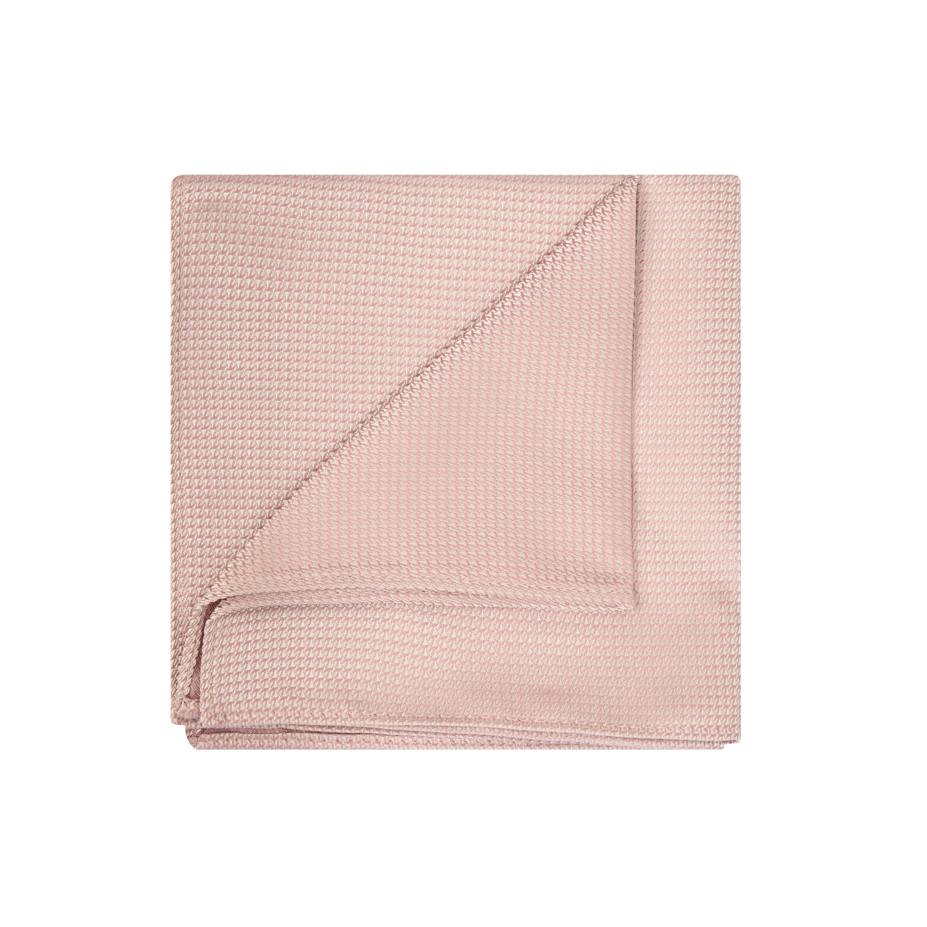 Pink Textured Plain Pkt Square