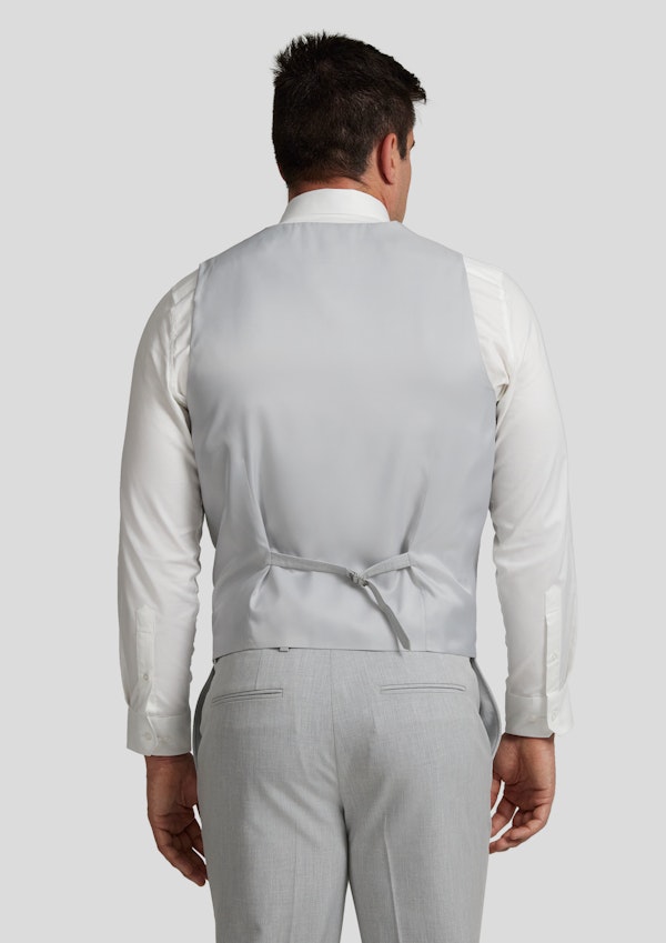 Silver Tanner Stretch Waistcoat